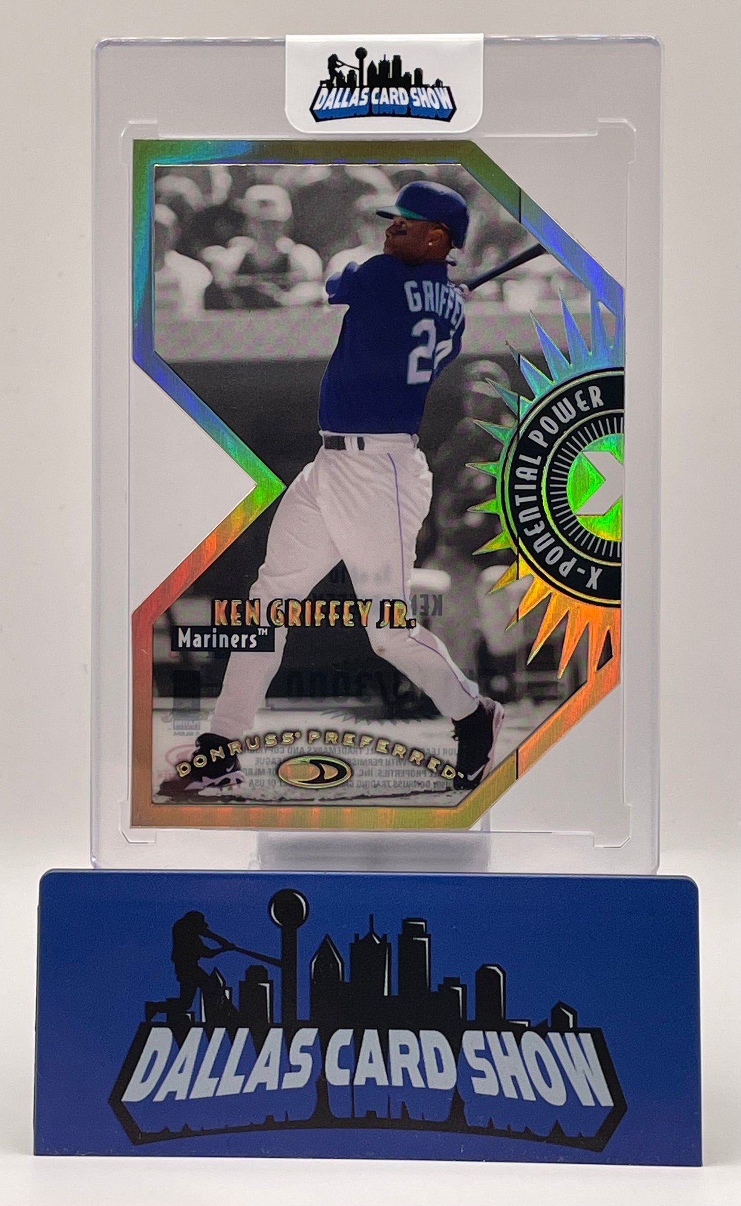 1997 Donruss Preferred #7a Ken Griffey jr.X-Ponential Power /3000