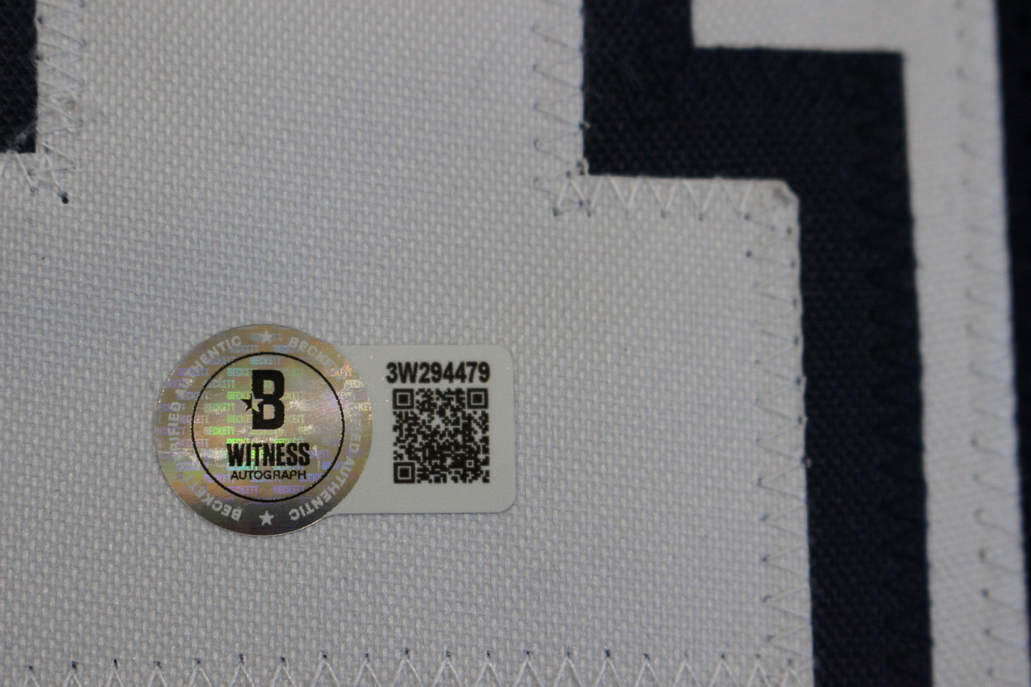 DANNY WHITE SIGNED FOOTBALL ROAD JERSEY Medium Dallas Cowboys BAS