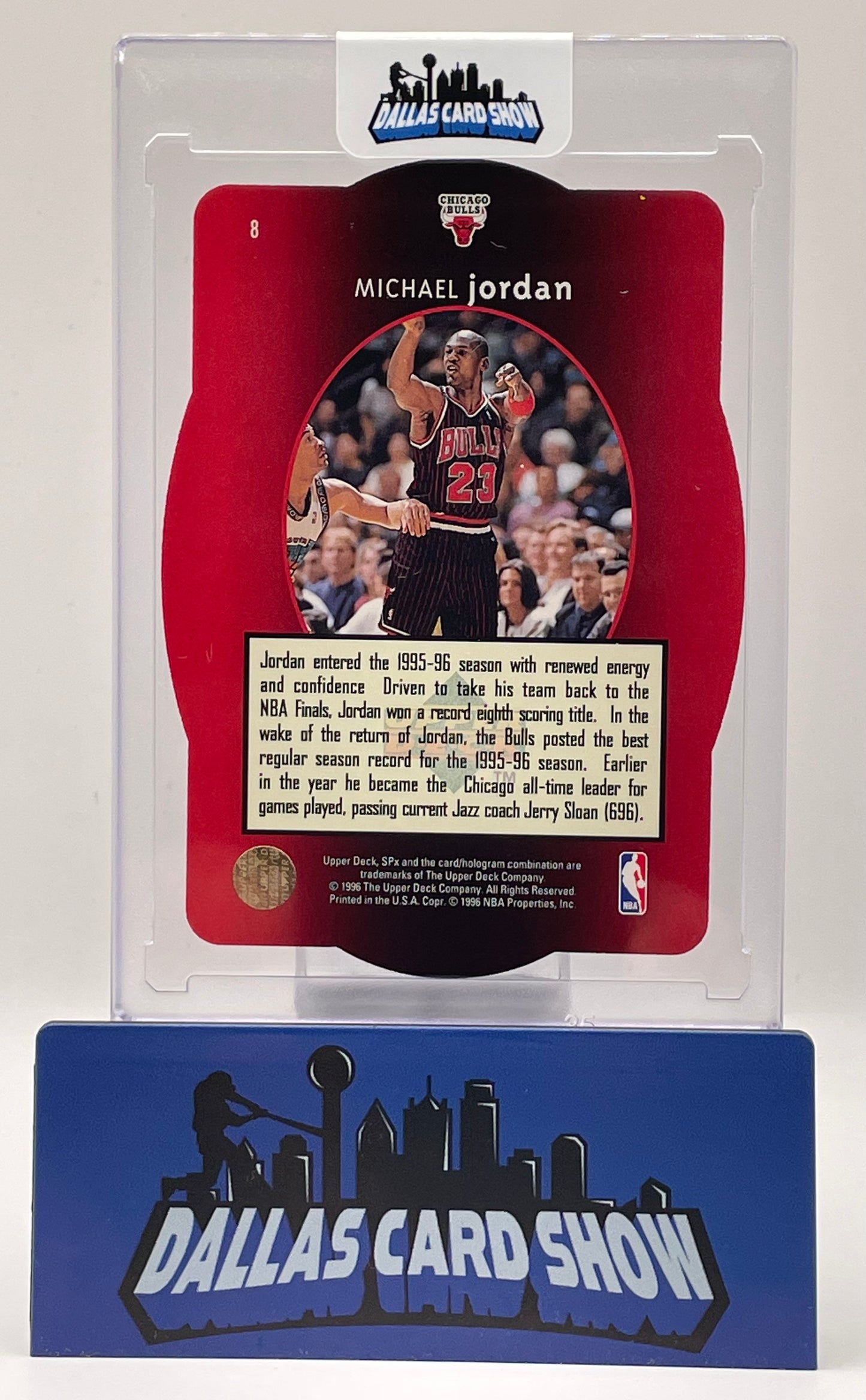 1996-97 Upper Deck SPX Michael Jordan #8 - Chicago Bulls
