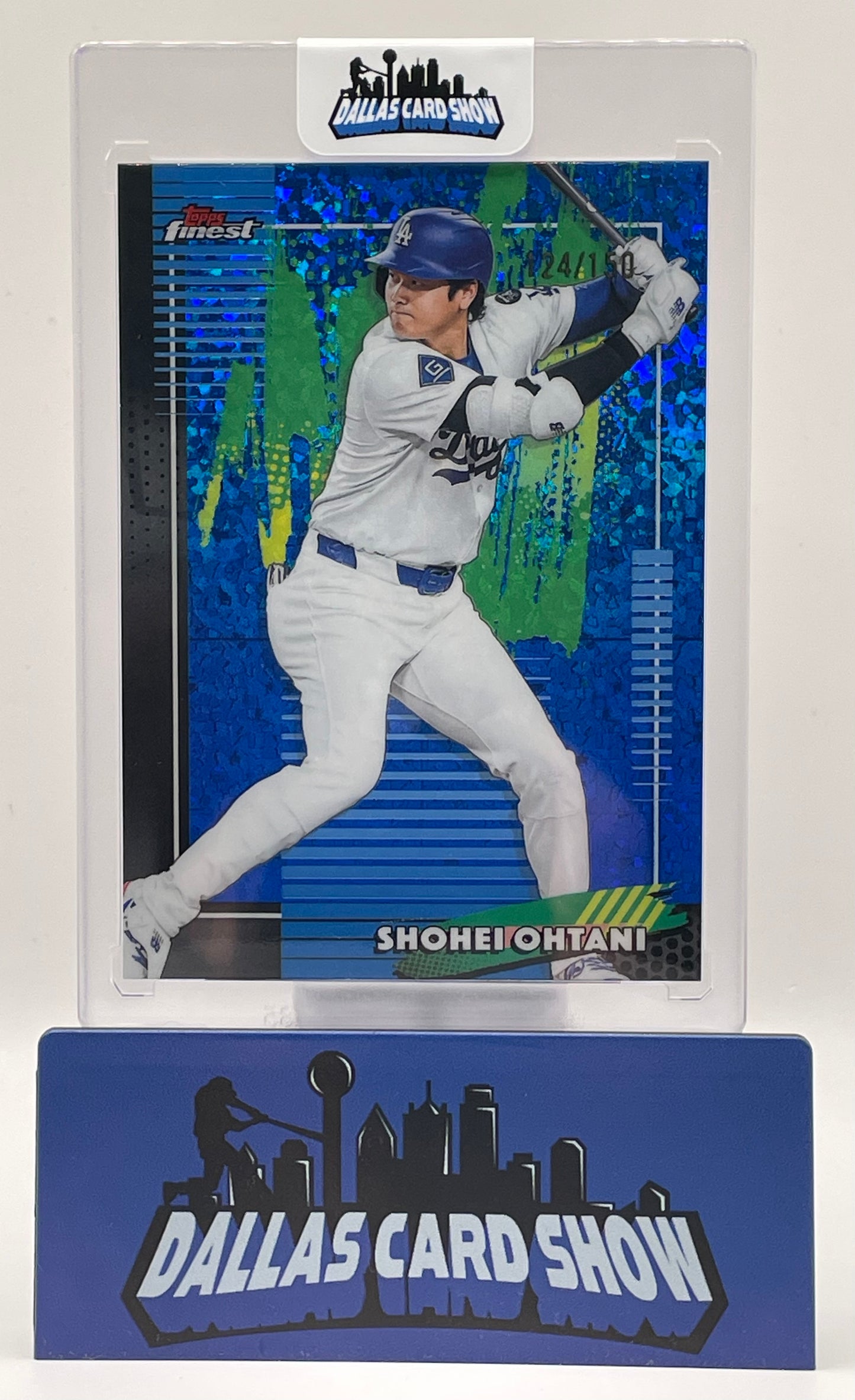 2026 Topps Finest #50 Shohei Ohtani Blue Mini Diamond /150 Dodgers