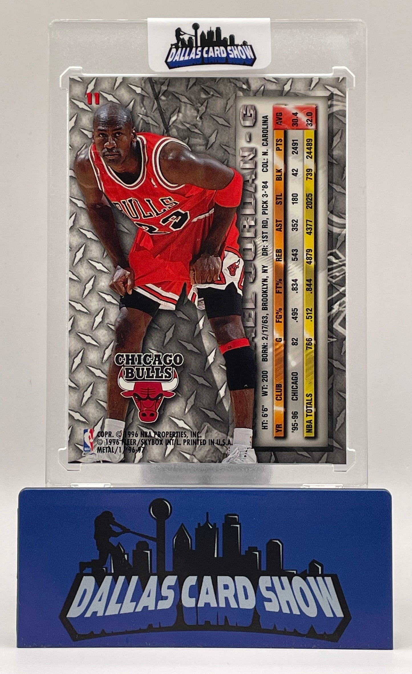 1996-97 Fleer Metal #11 Michael Jordan