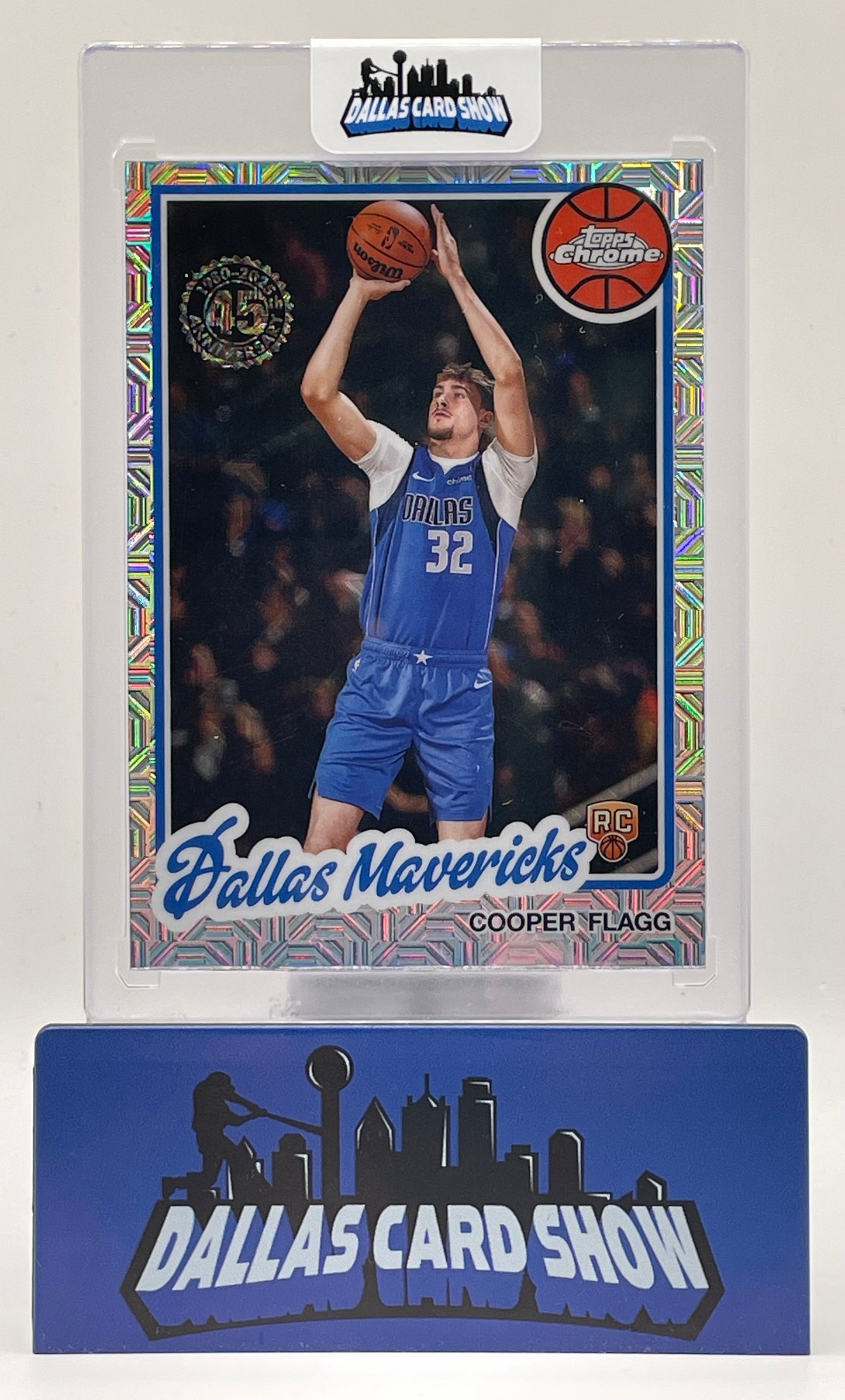 2025-26 Topps Chrome #TC-CF Cooper Flagg 45th Silver Pack Mavericks