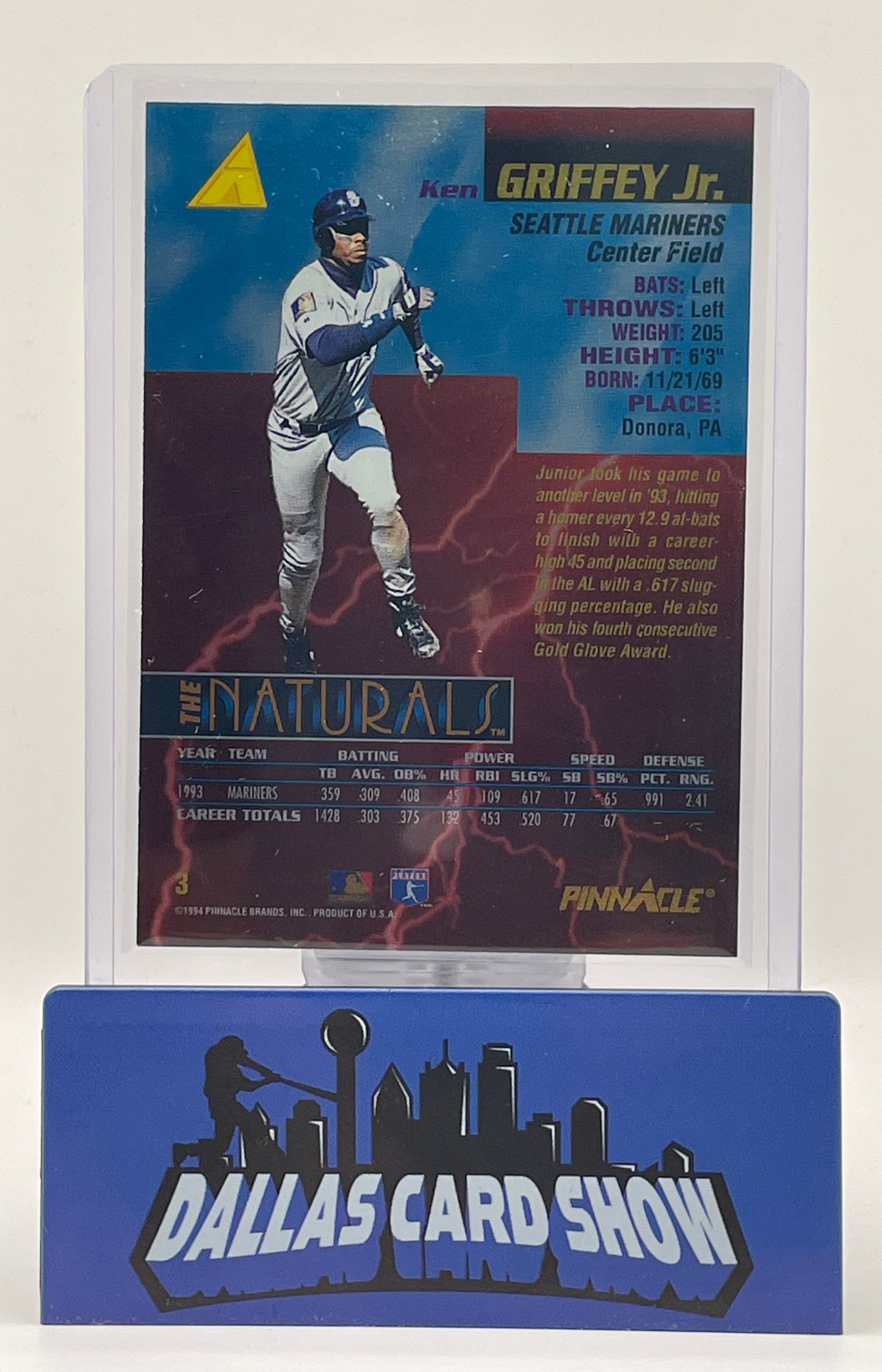 1994 Pinnacle #3 Ken Griffey Jr. The Naturals