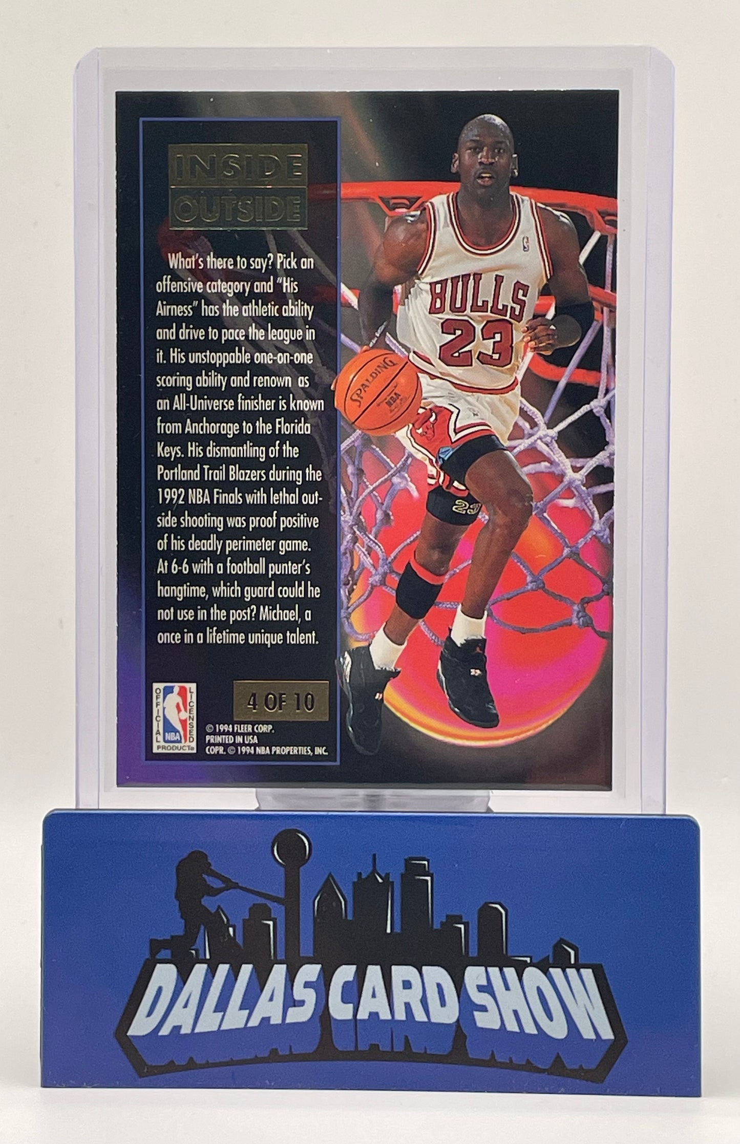 1993-94 Fleer Ultra #4 Michael Jordan Inside Outside Chicago Bulls