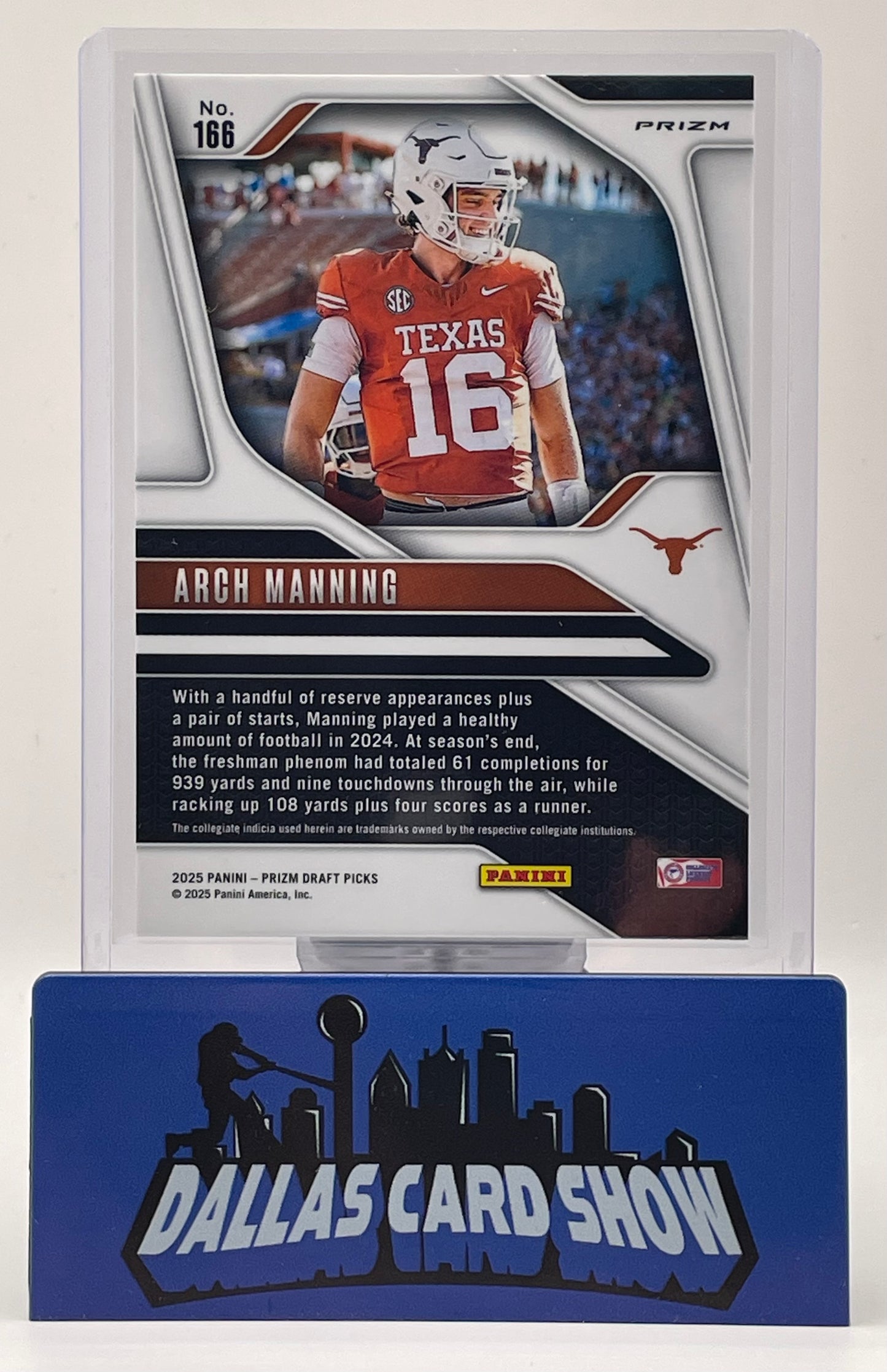 2025 Panini Prizm Draft Picks #166 Arch Manning Red Cracked Ice