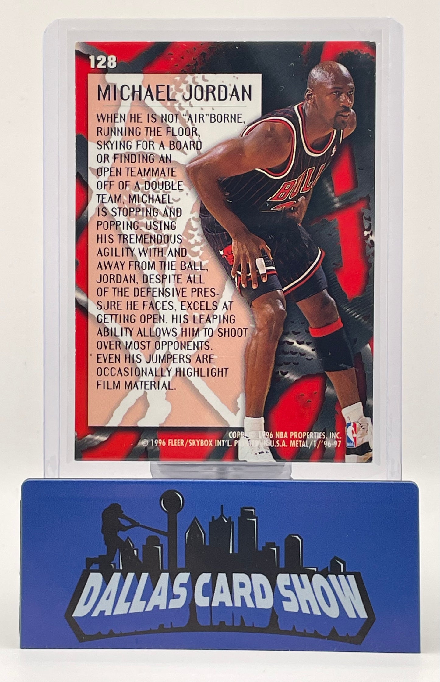 1996-97 Fleer Metal #Michael Jordan Metalized Chicago Bulls