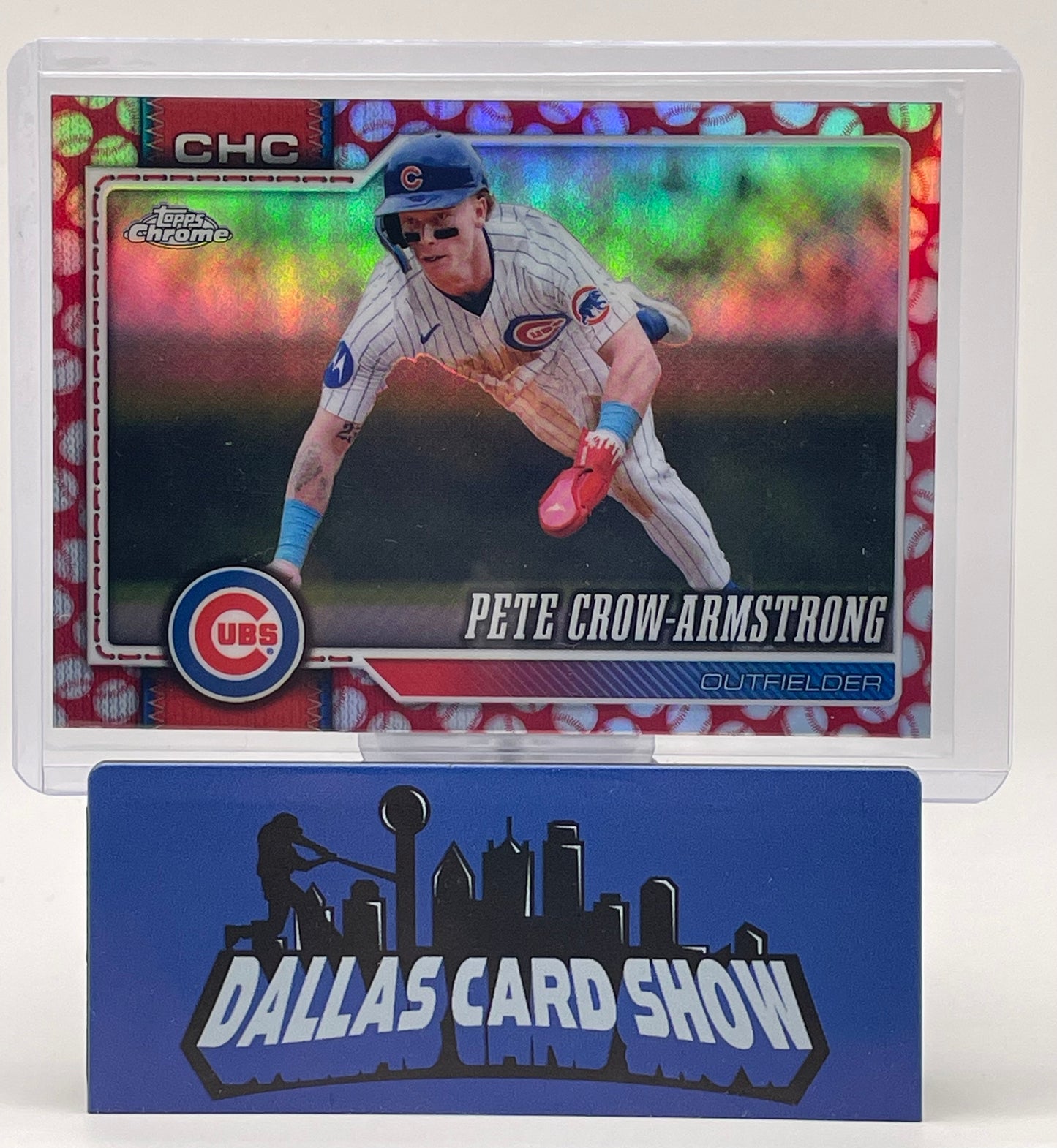 2026 Topps Chrome Pete Crow Armstrong #45 Baseball Seams Parallel