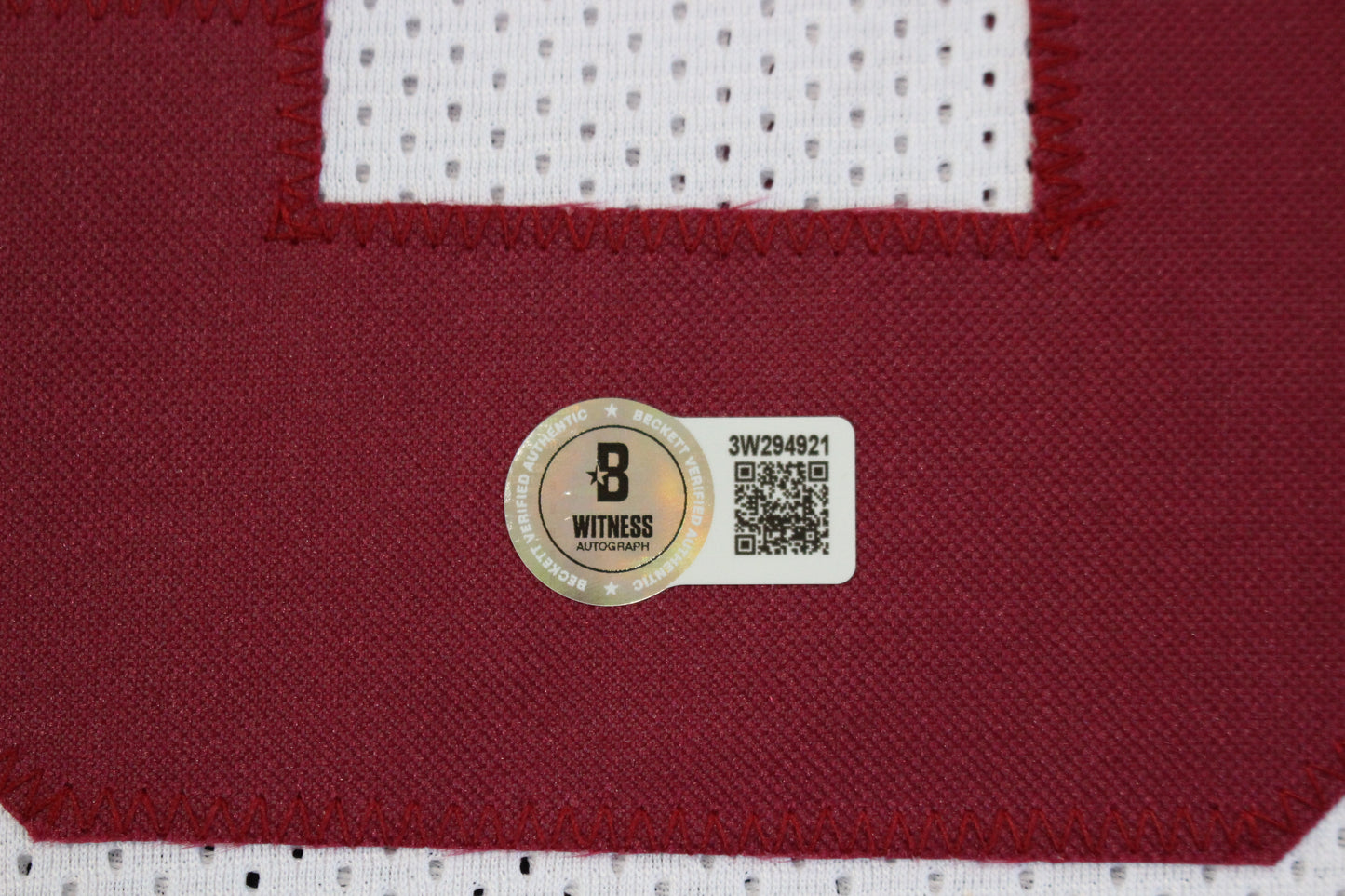 DAT NGUYEN WHITE A&M SIGNED FOOTBALL JERSEY w/SB XI MVP BAS
