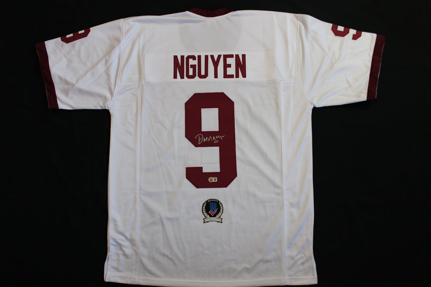 DAT NGUYEN SIGNED FOOTBALL HOME JERSEY Texas A&M Aggies Cowboys BAS