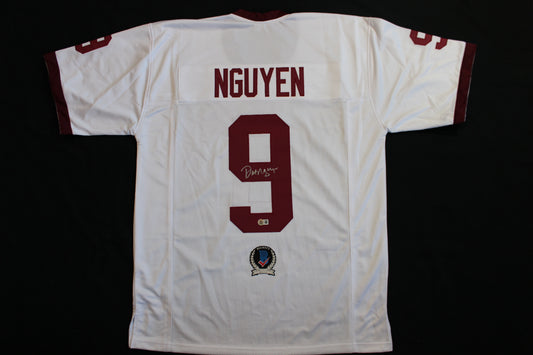 DAT NGUYEN SIGNED FOOTBALL HOME JERSEY Texas A&M Aggies Cowboys BAS