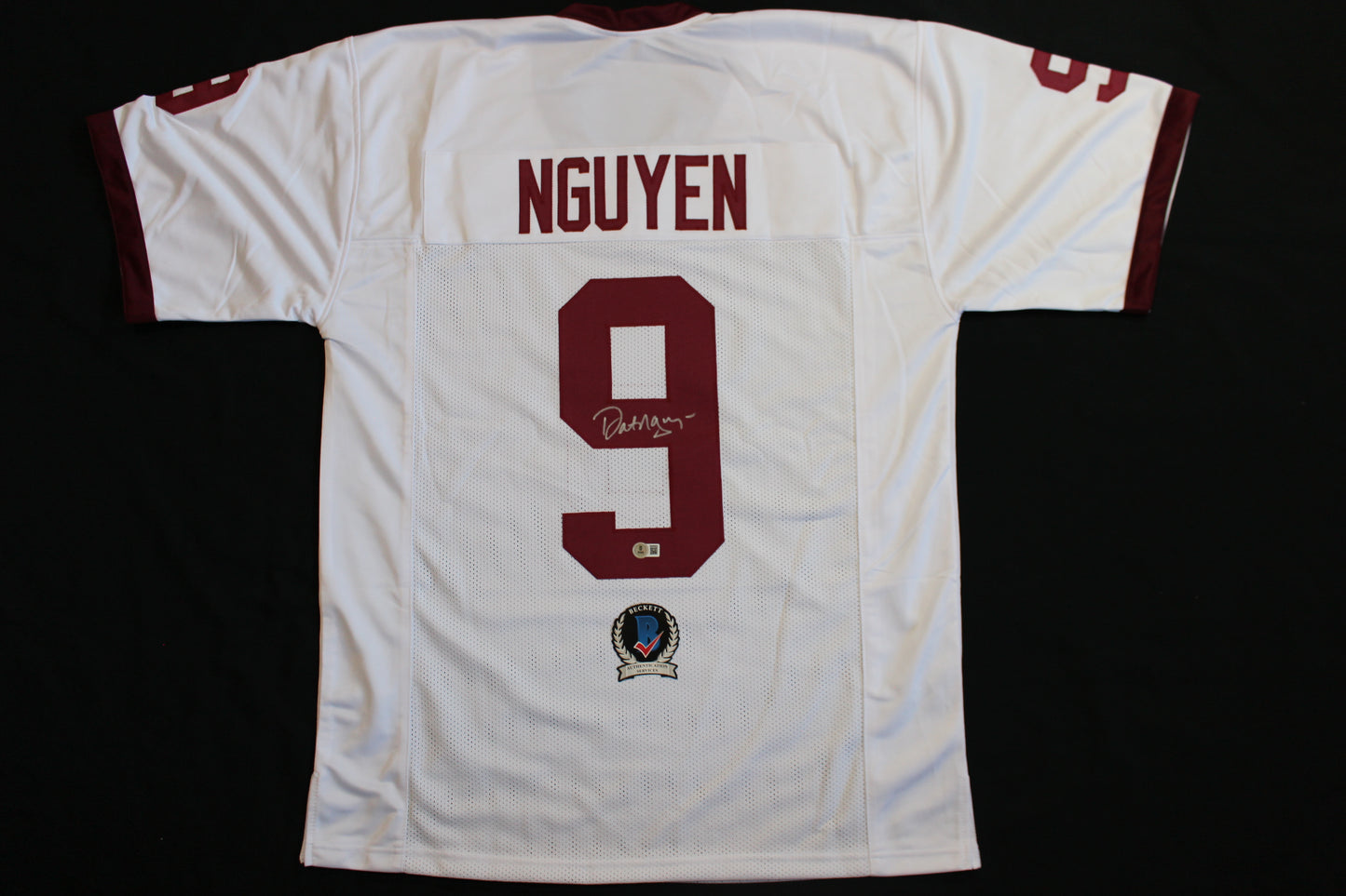DAT NGUYEN SIGNED FOOTBALL HOME JERSEY Texas A&M Aggies Cowboys BAS