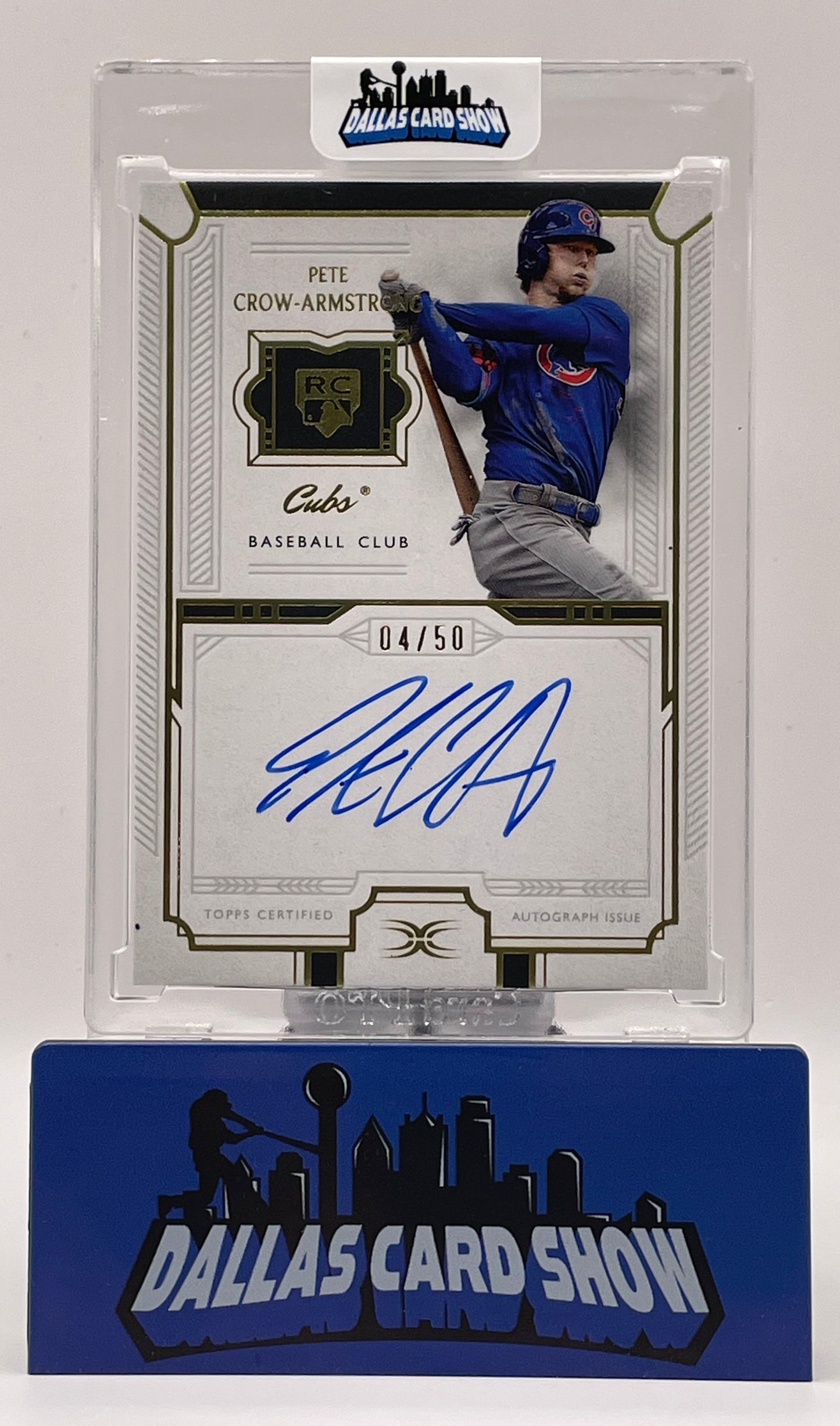 2024 Topps Definitive Pete Crow-Armstrong Definitive Rookie Auto 04/50 (Jersey #)