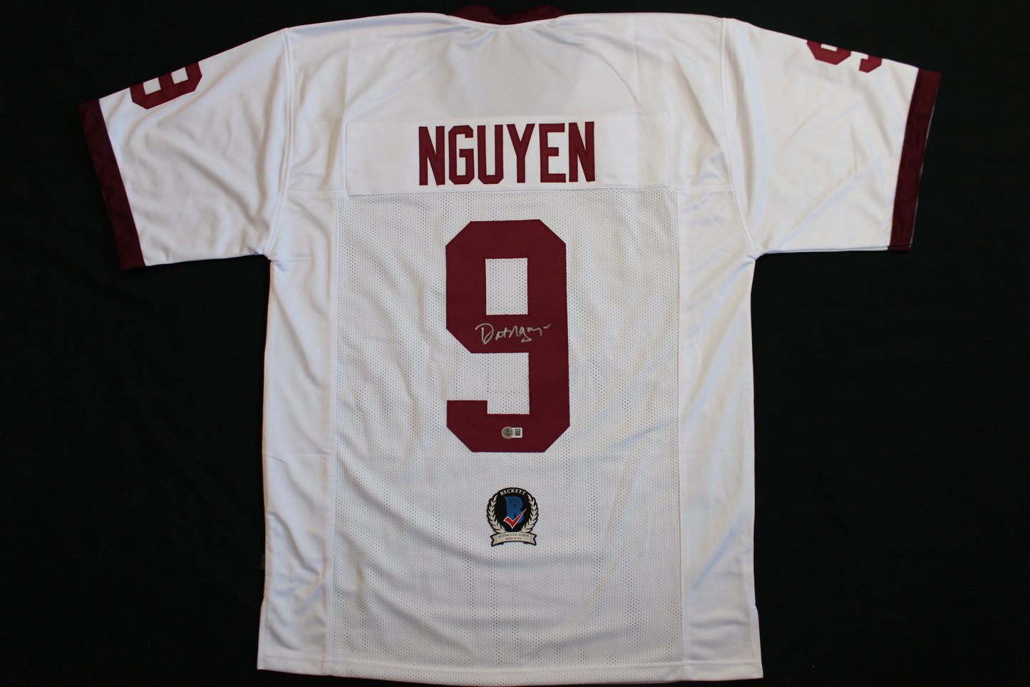 DAT NGUYEN SIGNED FOOTBALL HOME JERSEY Texas A&M Aggies Cowboys BAS