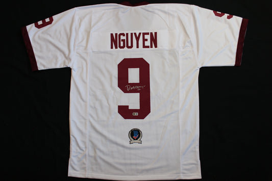 DAT NGUYEN SIGNED FOOTBALL HOME JERSEY Texas A&M Aggies Cowboys BAS