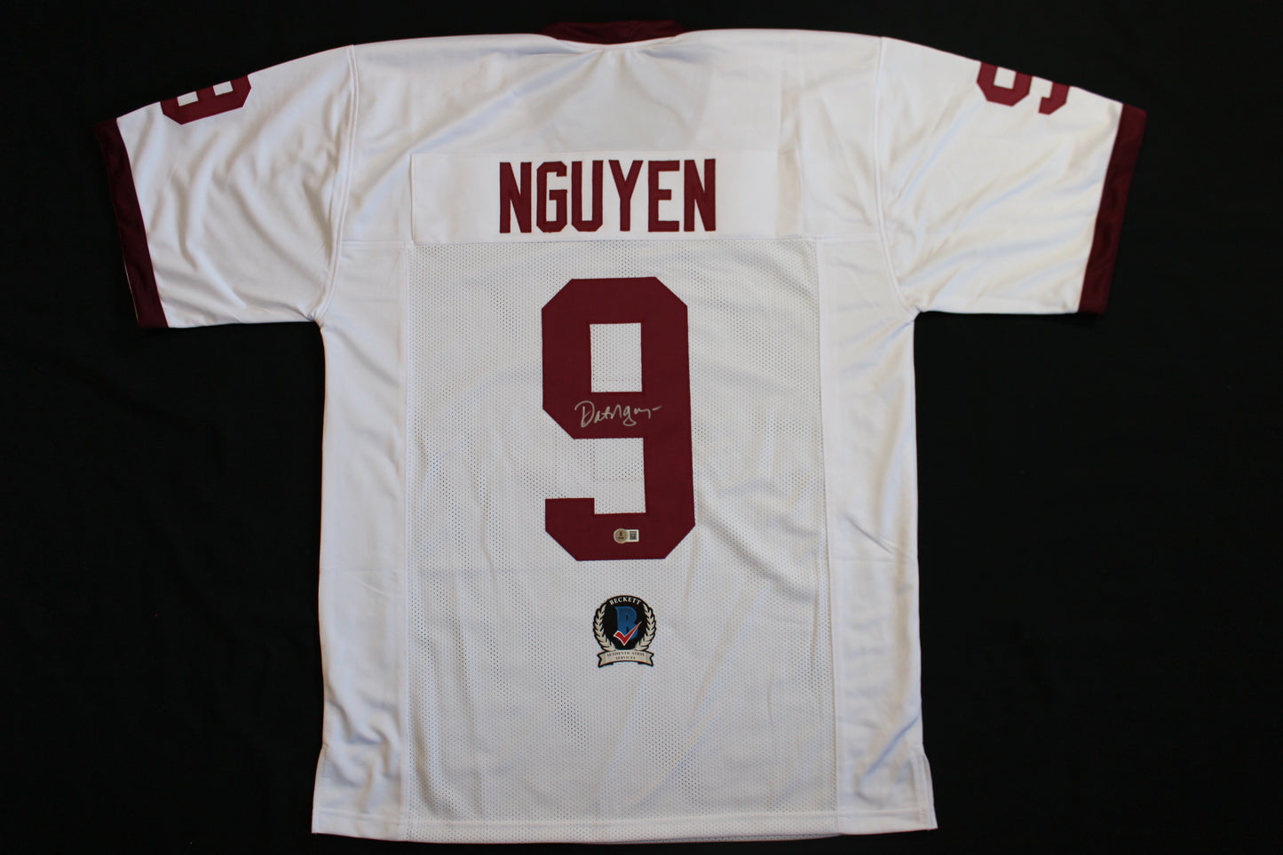 DAT NGUYEN SIGNED FOOTBALL HOME JERSEY Texas A&M Aggies Cowboys BAS