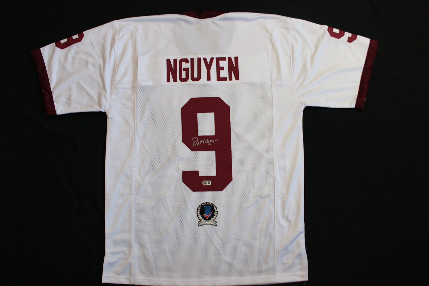 DAT NGUYEN SIGNED FOOTBALL HOME JERSEY Texas A&M Aggies Cowboys BAS