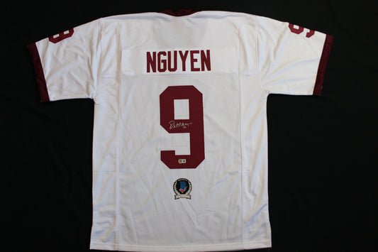 DAT NGUYEN SIGNED FOOTBALL HOME JERSEY Texas A&M Aggies Cowboys BAS