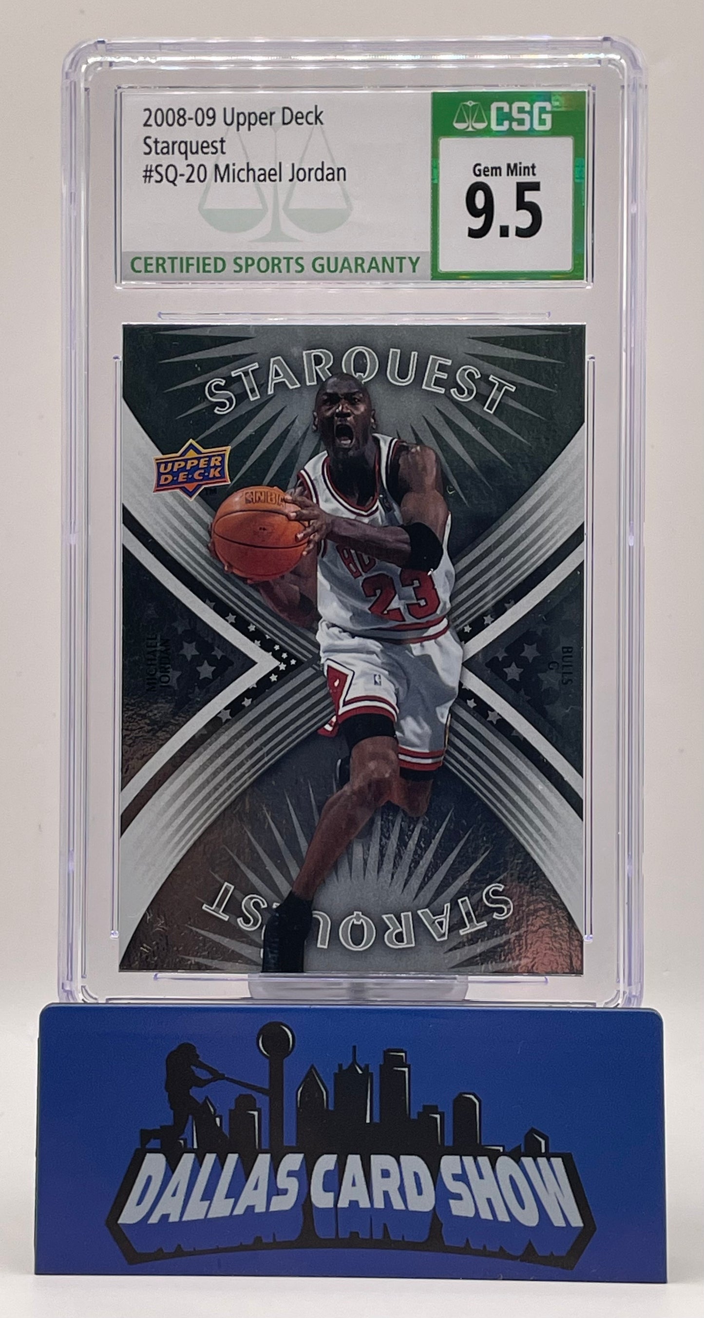 2008-09 Upper Deck #SQ-20 Michael Jordan Starquest CSG 9.5