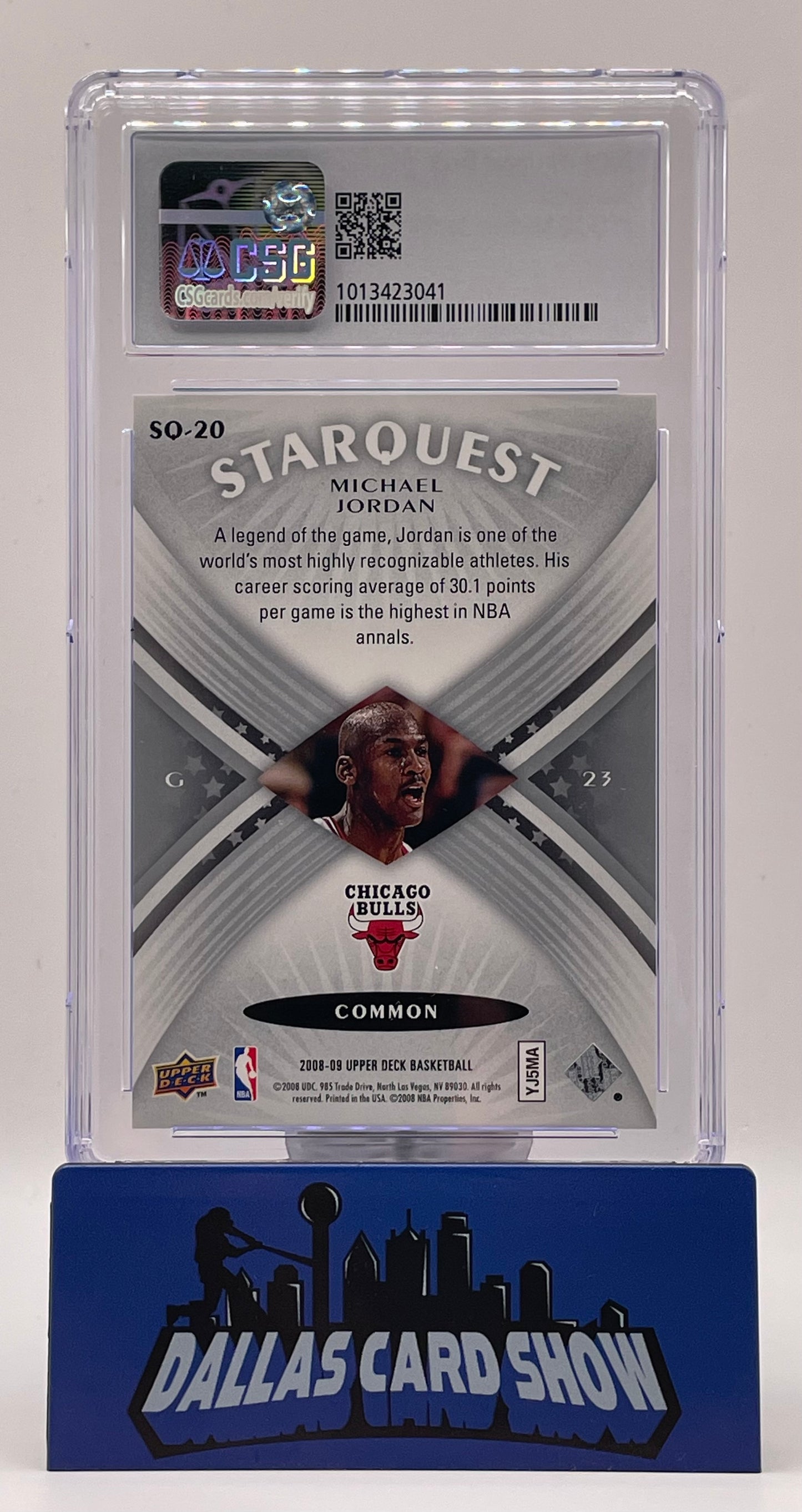 2008-09 Upper Deck #SQ-20 Michael Jordan Starquest CSG 9.5