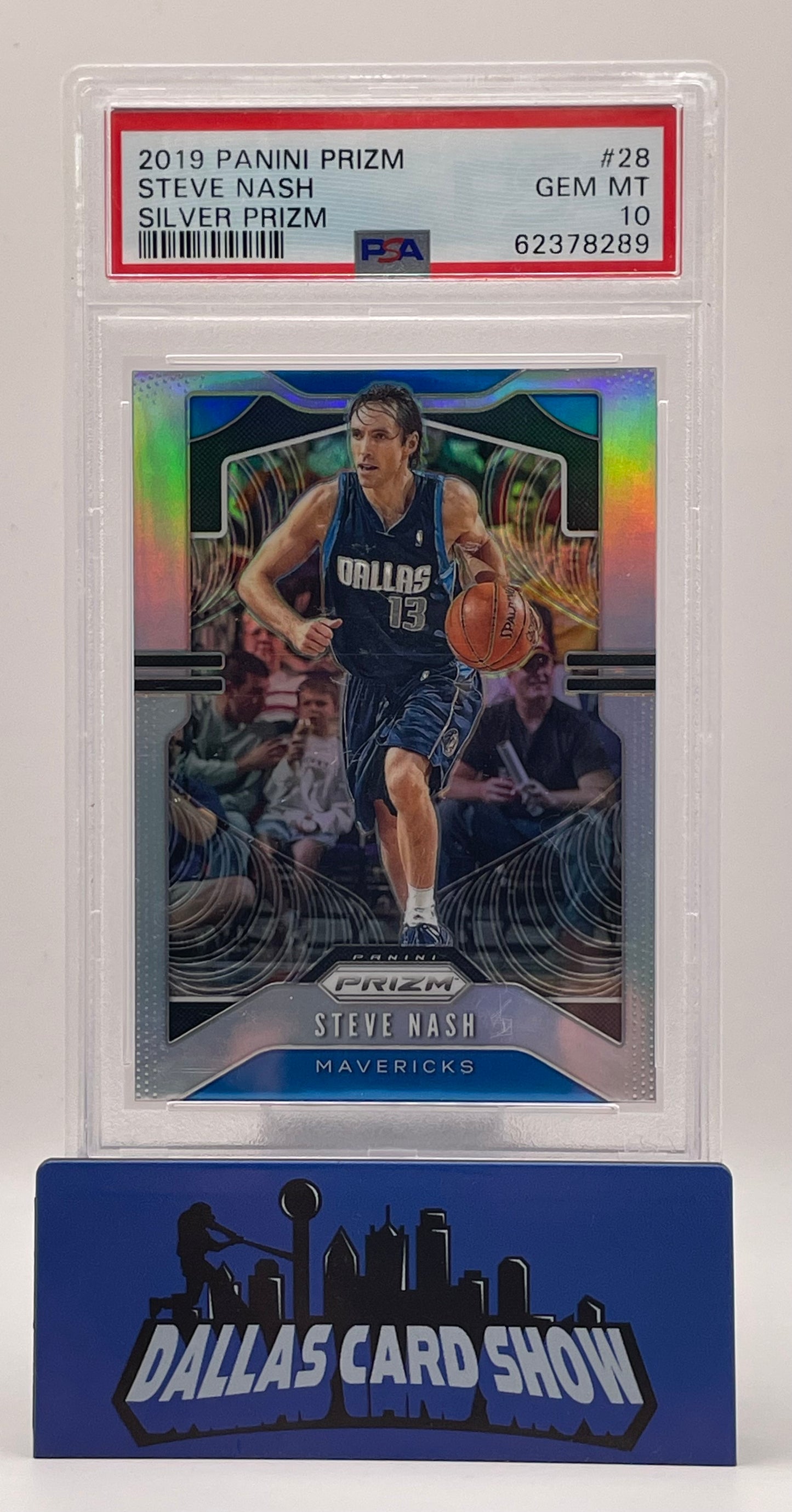 2019 Panini Prizm #28 Steve Nash Silver PSA 10