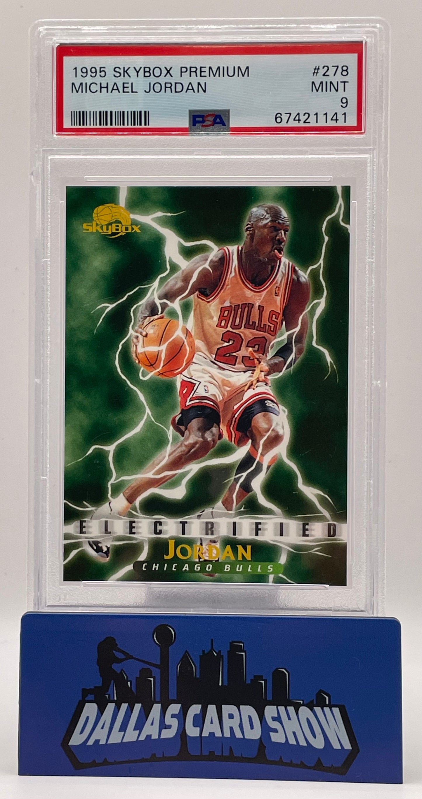 1995 Skybox Premium #278 Michael Jordan Electrified PSA 9