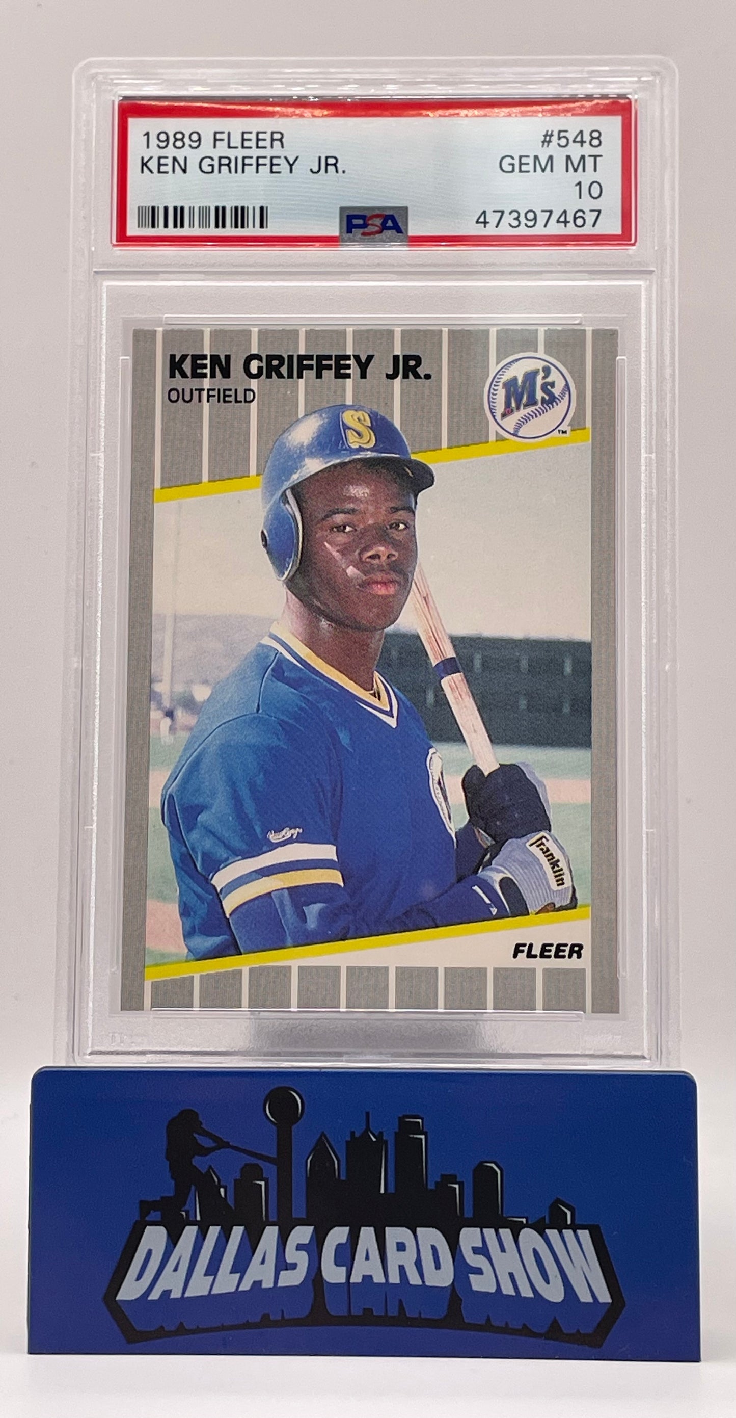 1989 Fleer #548 Ken Griffey Jr PSA 10