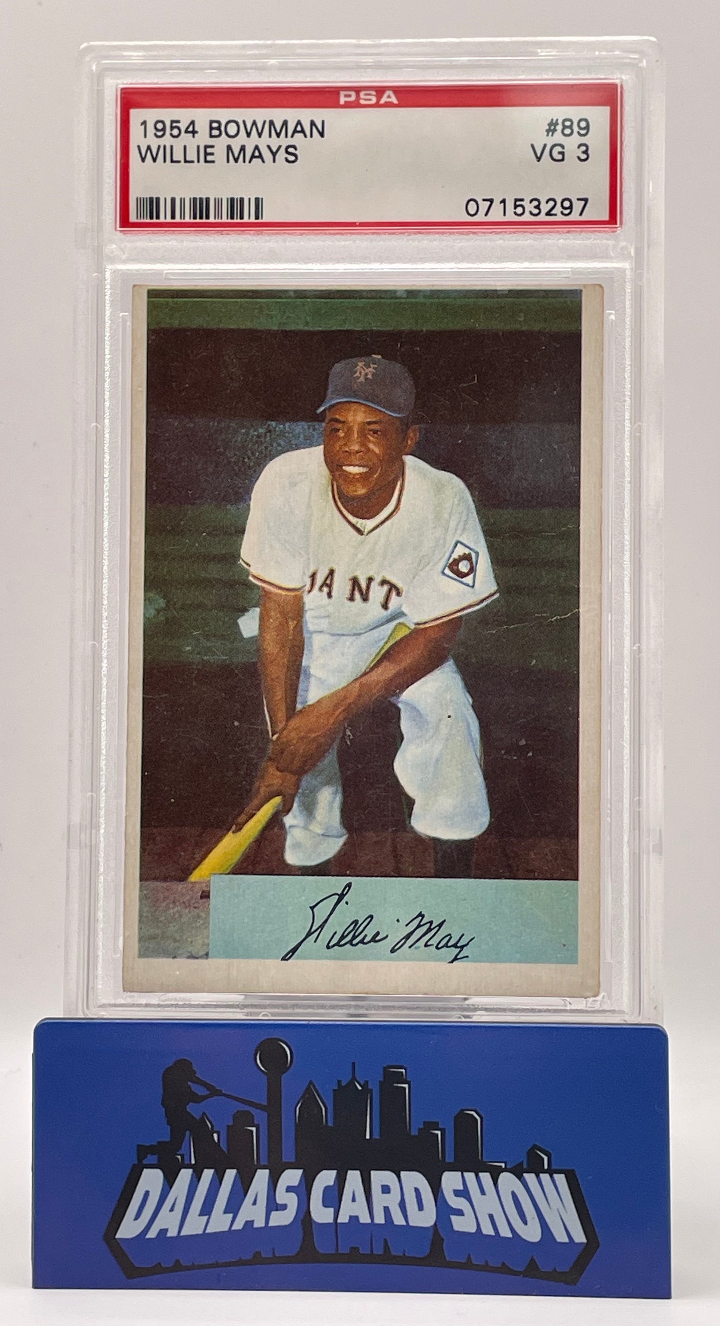 1954 Bowman #89 Willie Mays PSA 3
