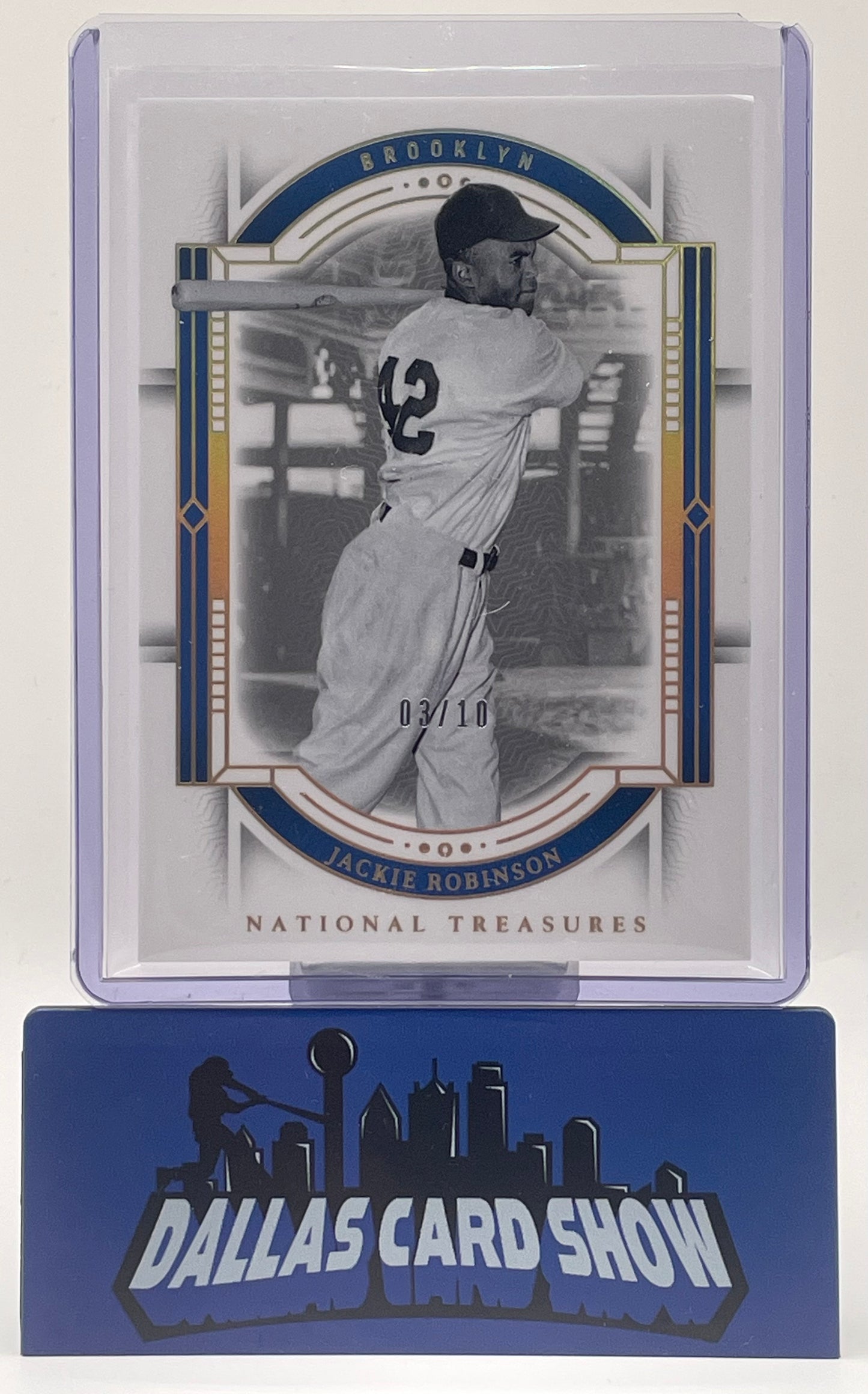 2024 Panini National Treasure #64 Jackie Robinson Gold /10