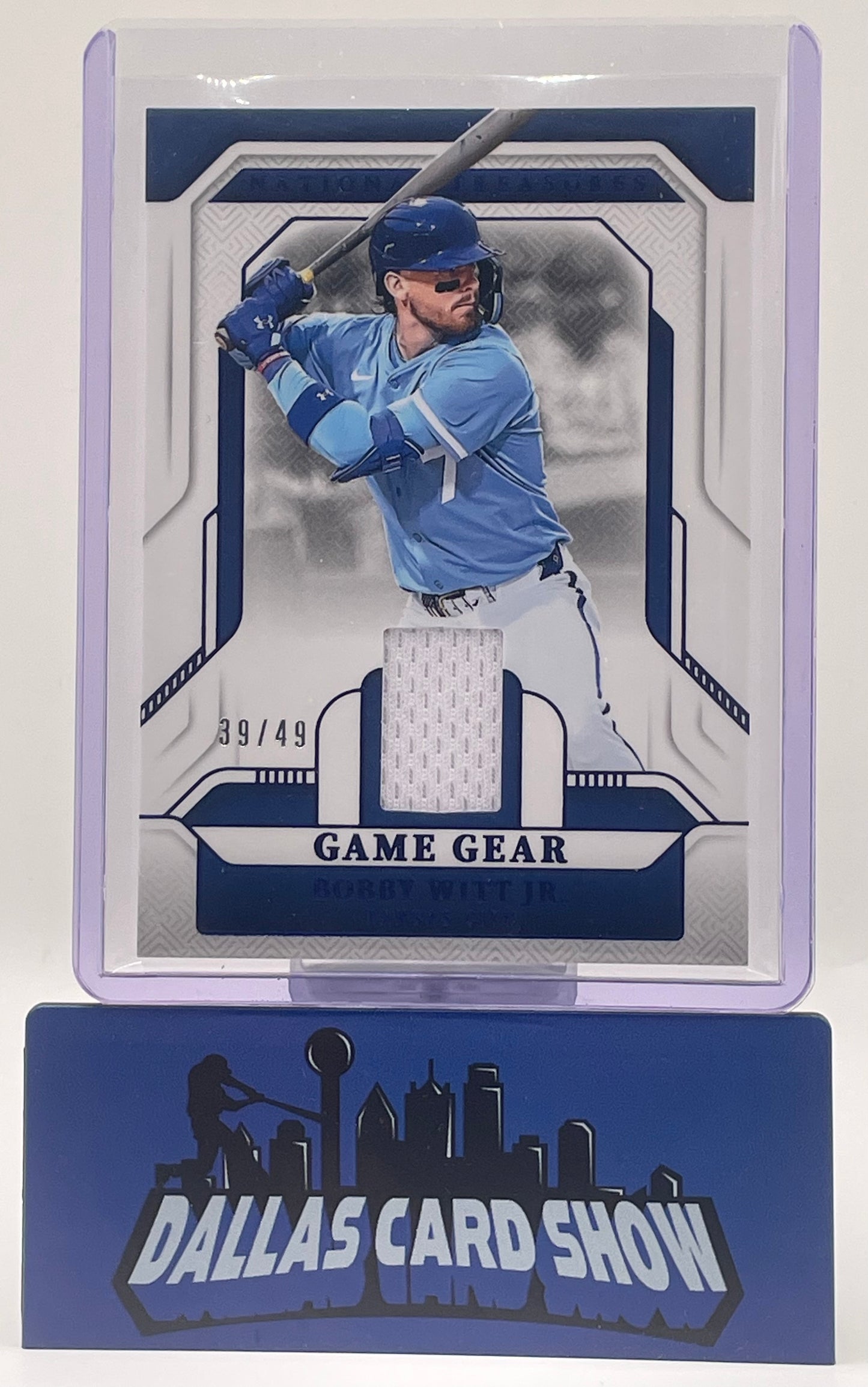 2025 Panini National Treasure Bobby Witt Jr. Game Gear /49