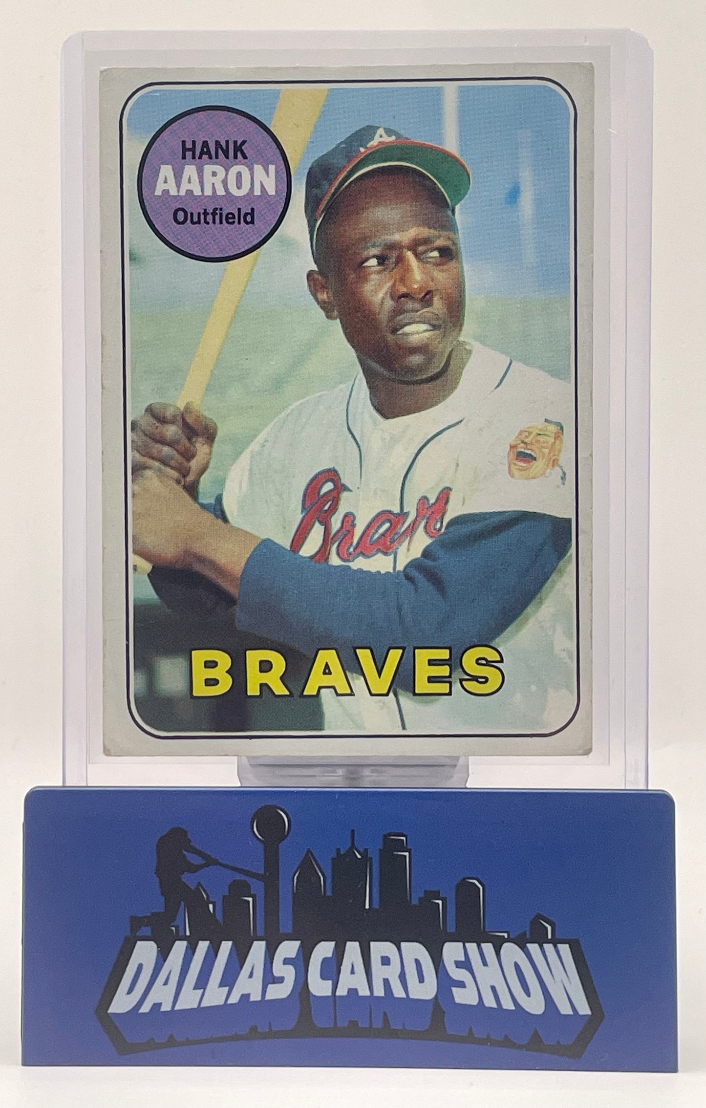 1969 Topps #100 Hank Aaron (Small Crease)