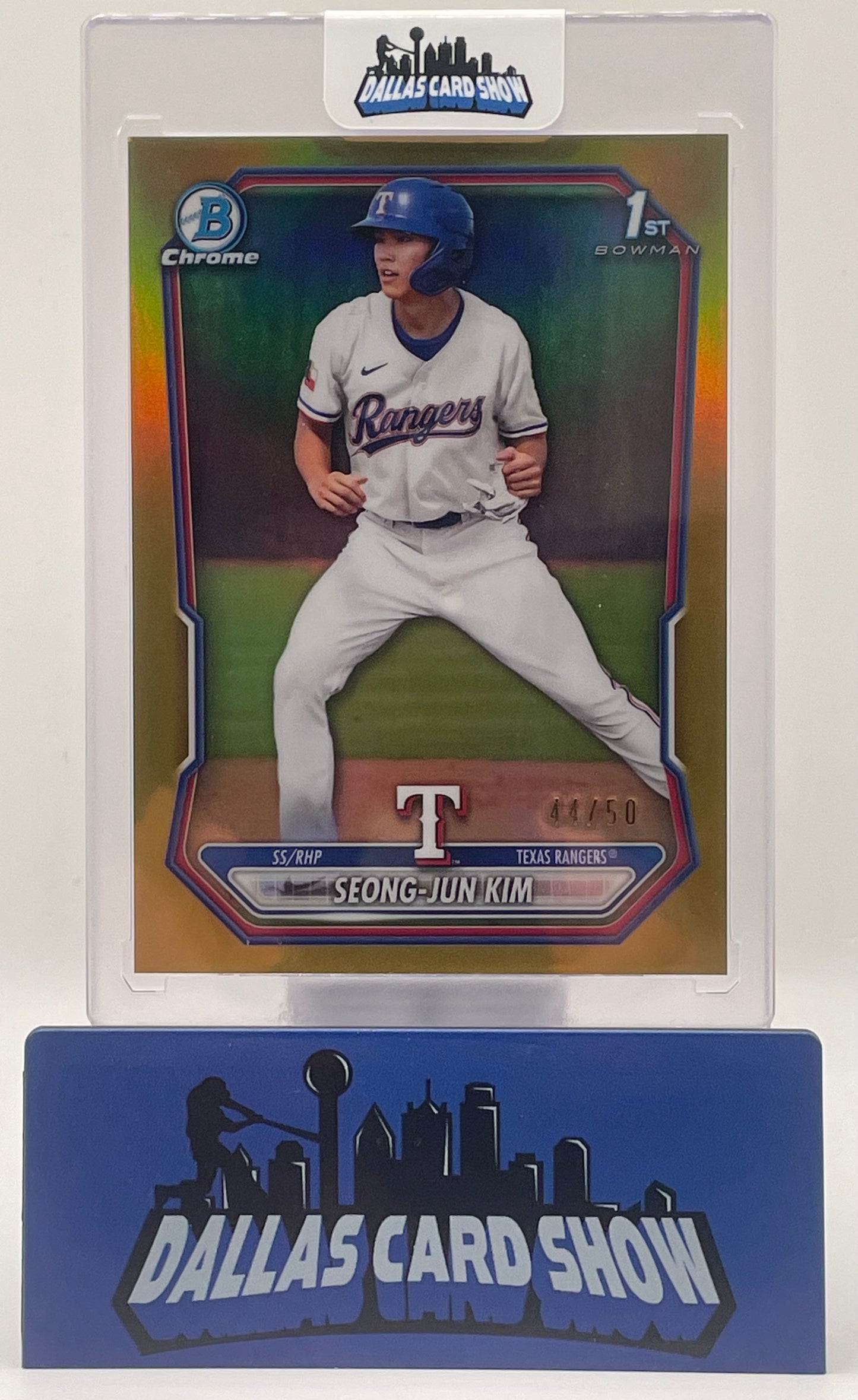 2026 Bowman Chrome #BCP-45 Seong-Jun Kim 1st Bowman True Gold /50