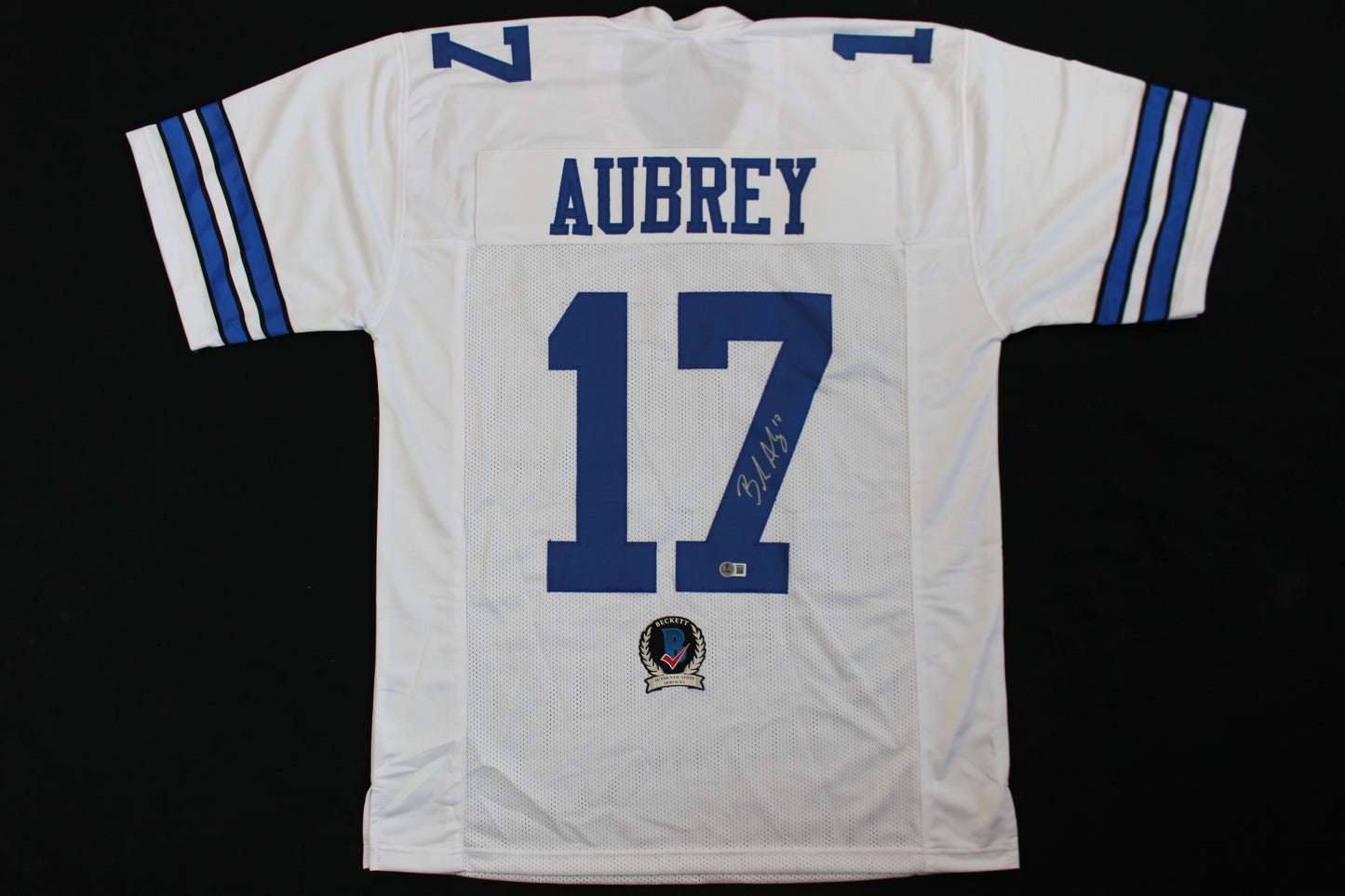 BRANDON AUBREY SIGNED HOME JERSEY Dallas Cowboys XL BAS COA