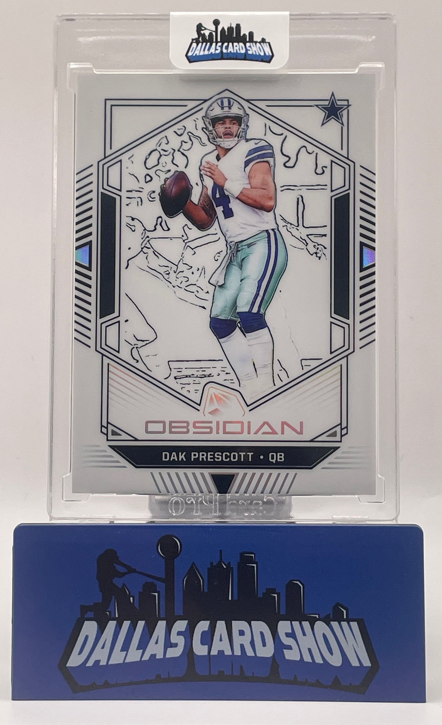 2019 Panini Obsidian #52 Dak Prescott White /7