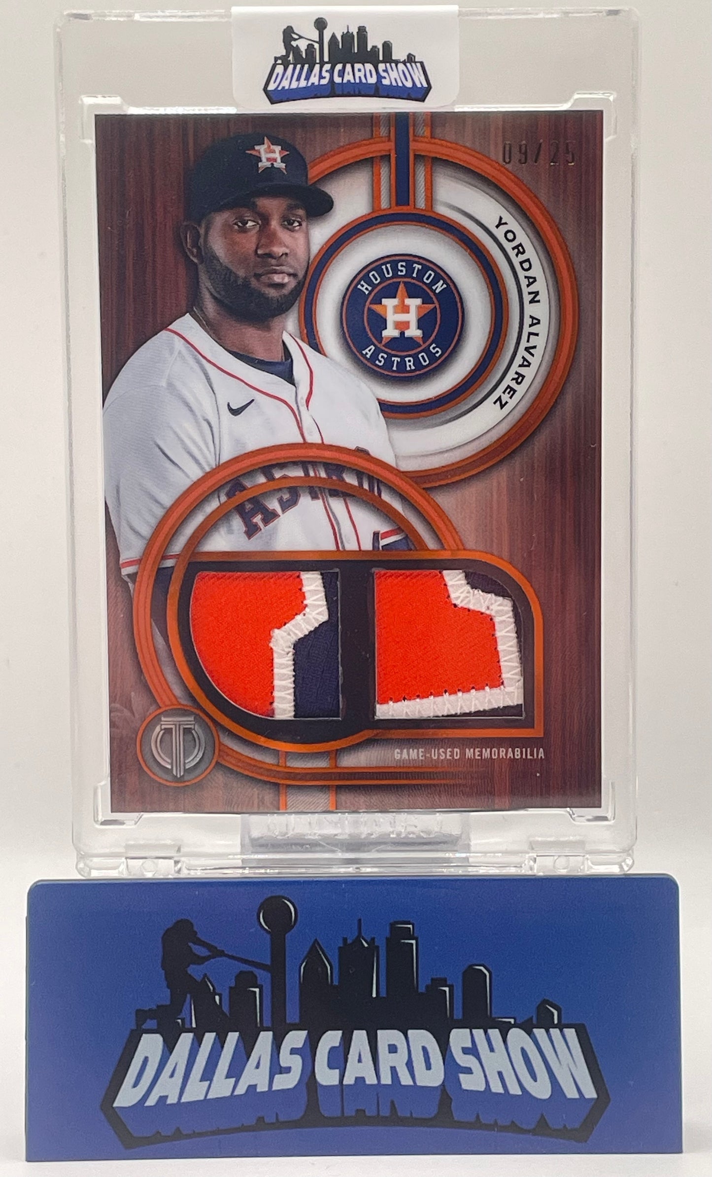 2025 Tribute #DR-YA Yordan Alvarez Tribute Dual Relics /25