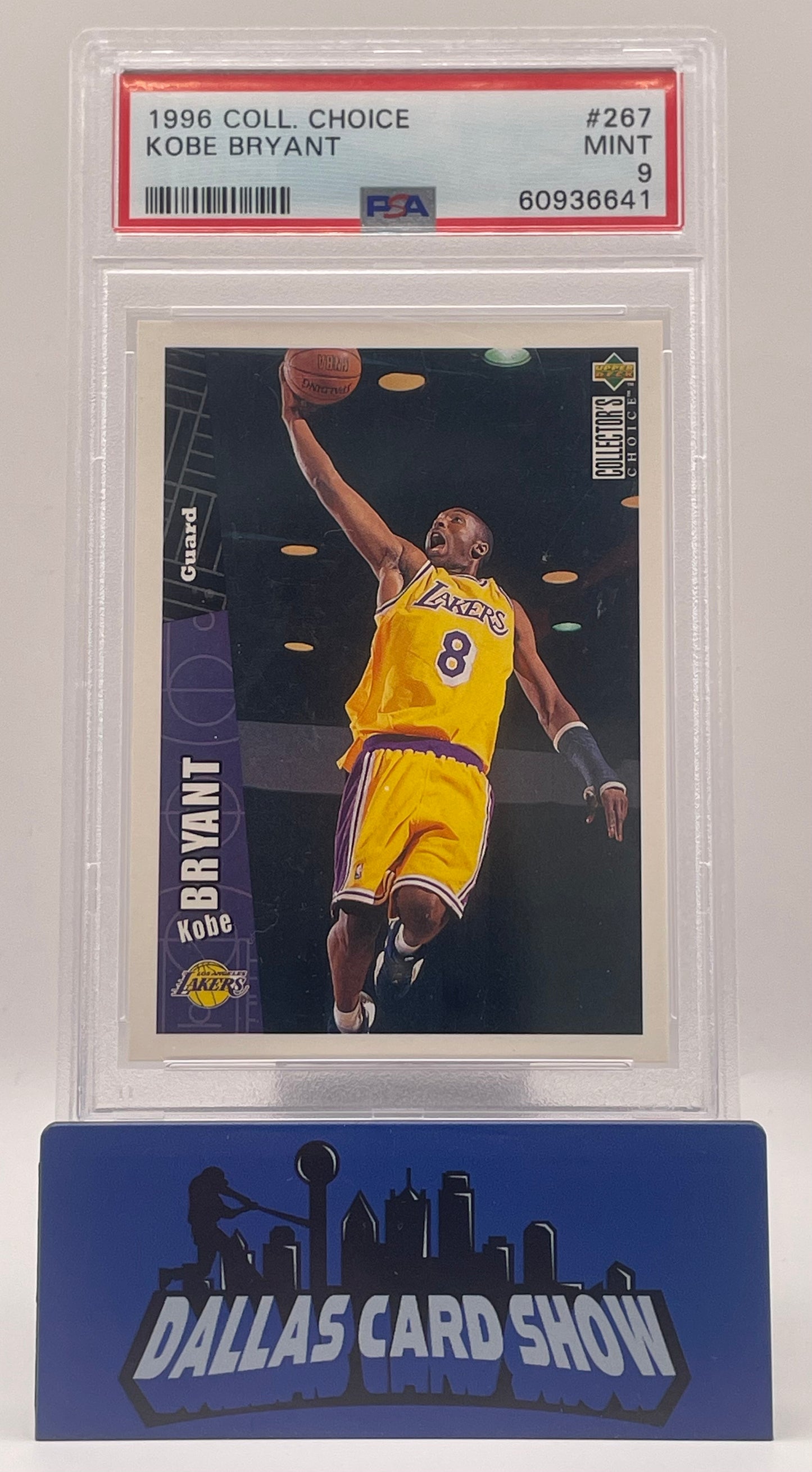 1996 Collectors Choice #267 Kobe Bryant PSA 9