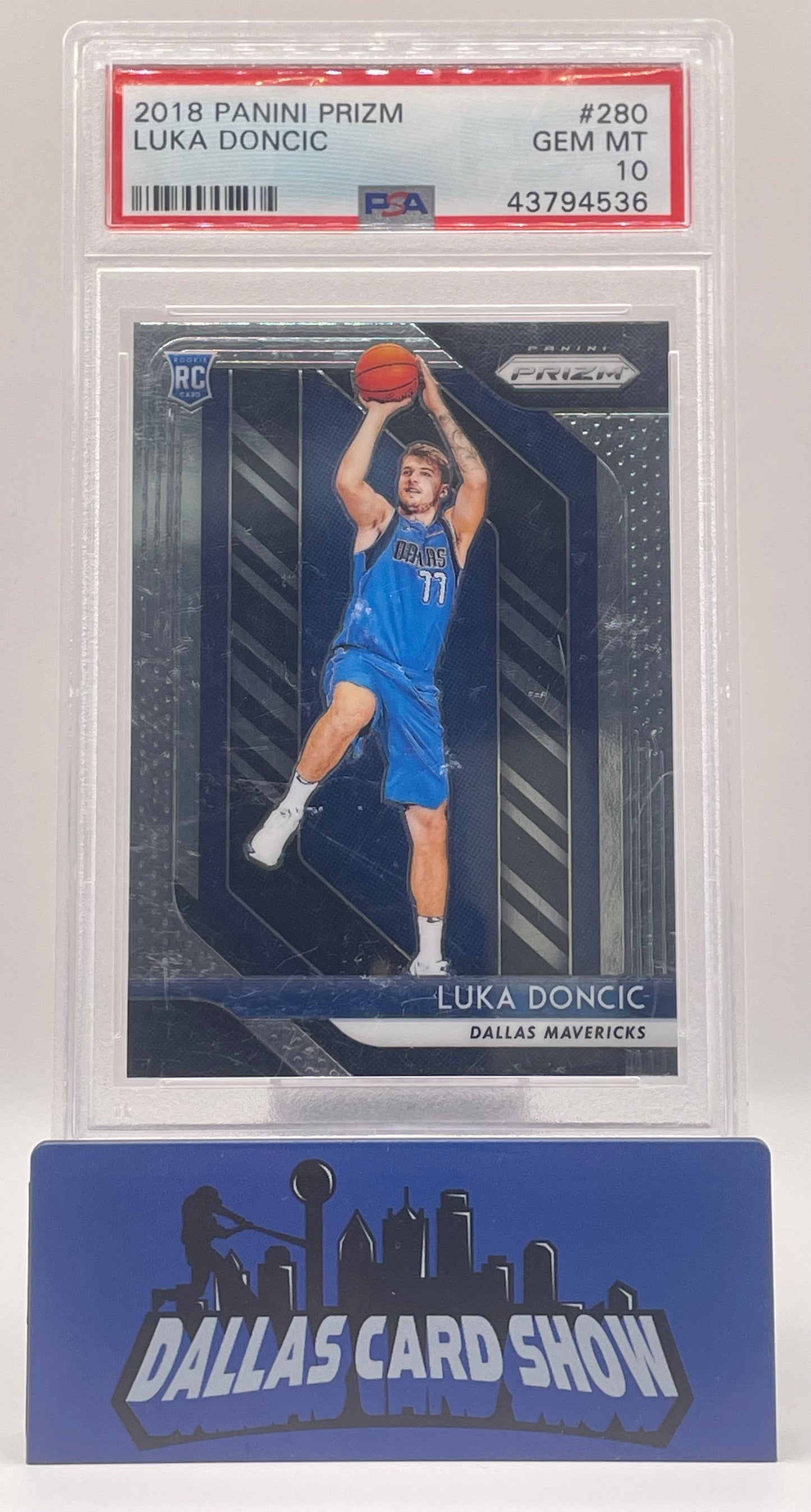 2018-19 Panini Prizm #280 Luka Doncic Rookie RC PSA 10