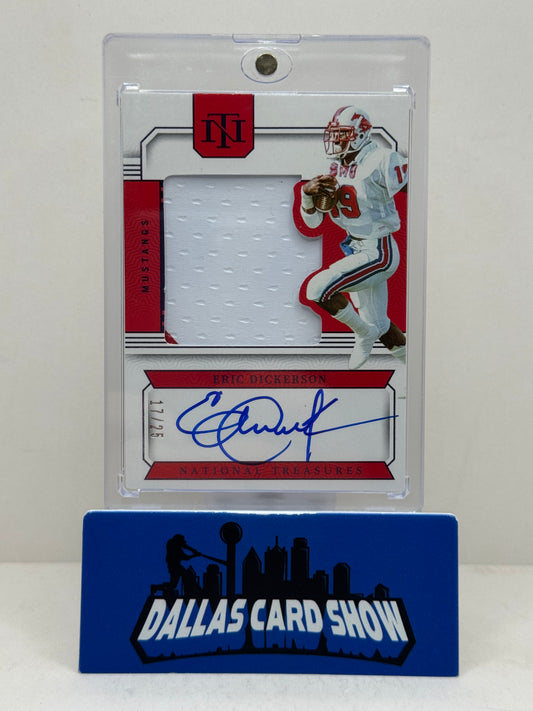 2024 National Treasure Collegiate #CCS-ED Eric Dickerson Purple Patch Autograph /25