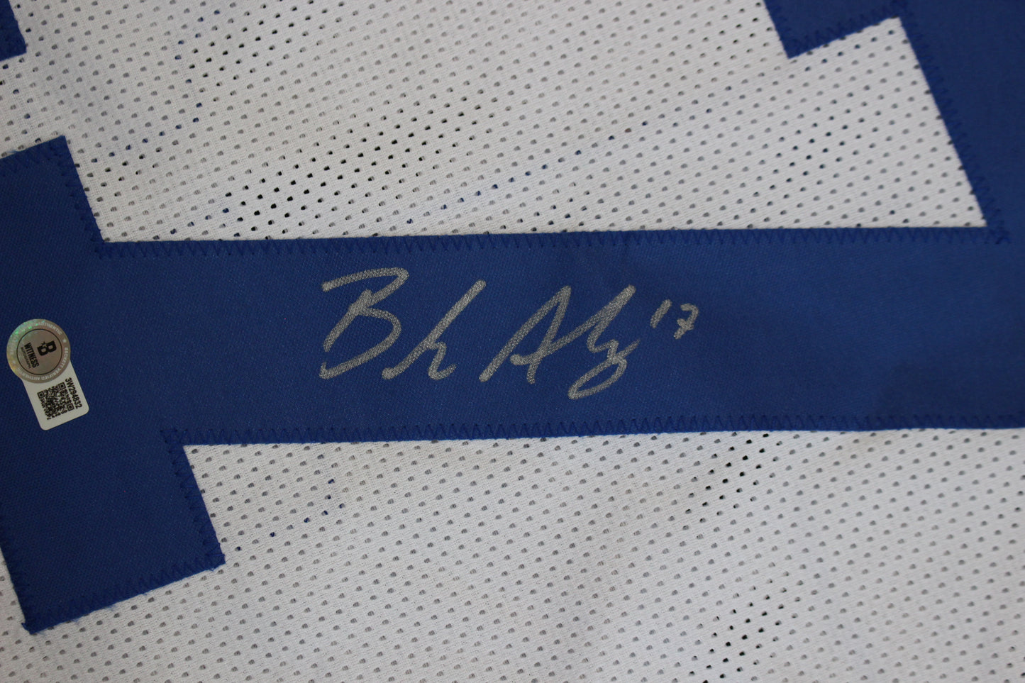 BRANDON AUBREY SIGNED HOME JERSEY Dallas Cowboys XL BAS COA