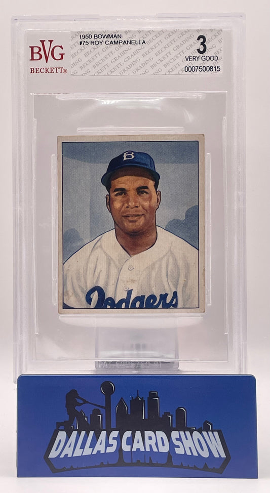 1950 Bowman Roy Campanella #75 BVG 3 VERY GOOD