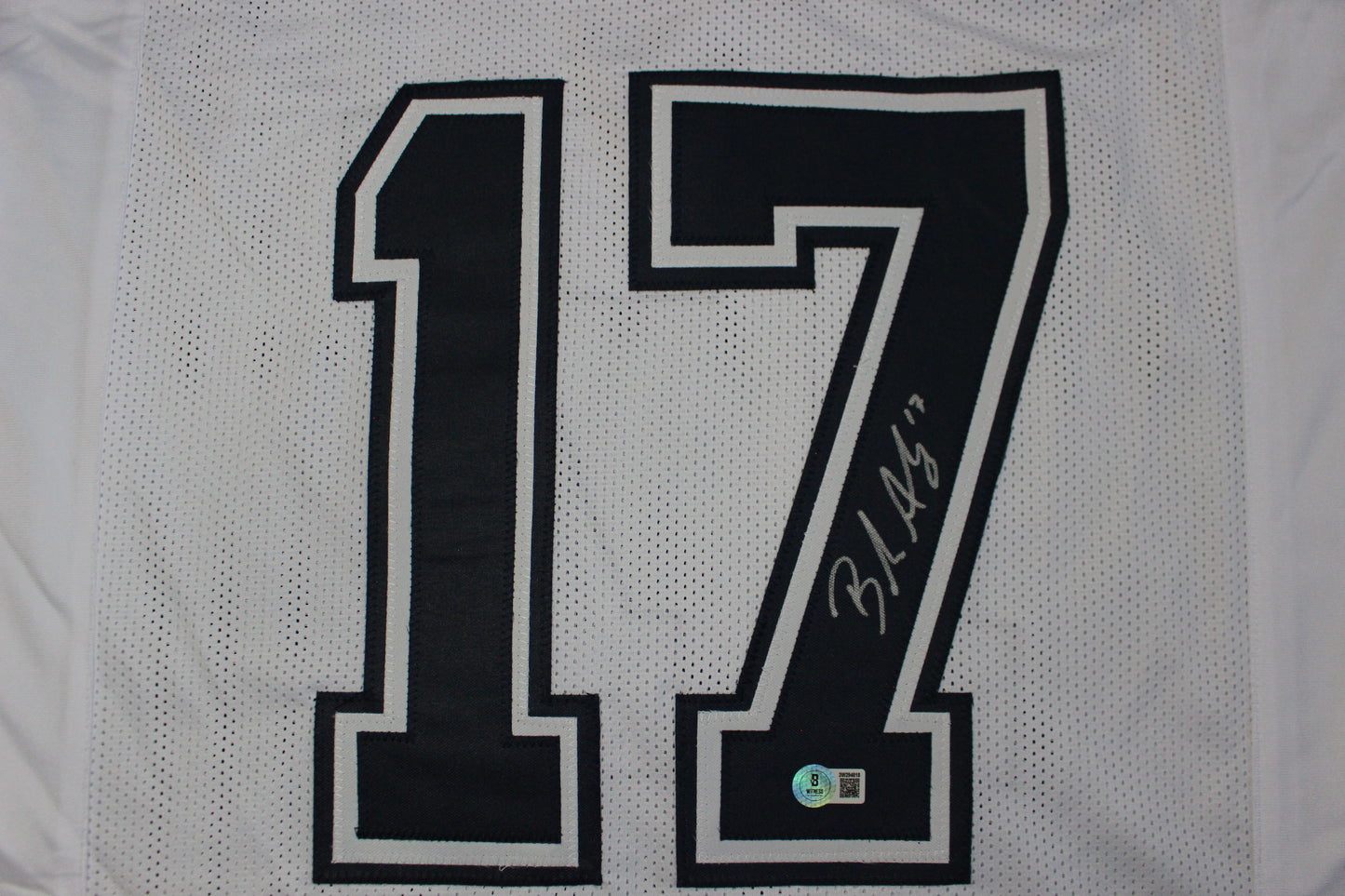 BRANDON AUBREY SIGNED FOOTBALL ALT JERSEY Dallas Cowboys XL BAS COA