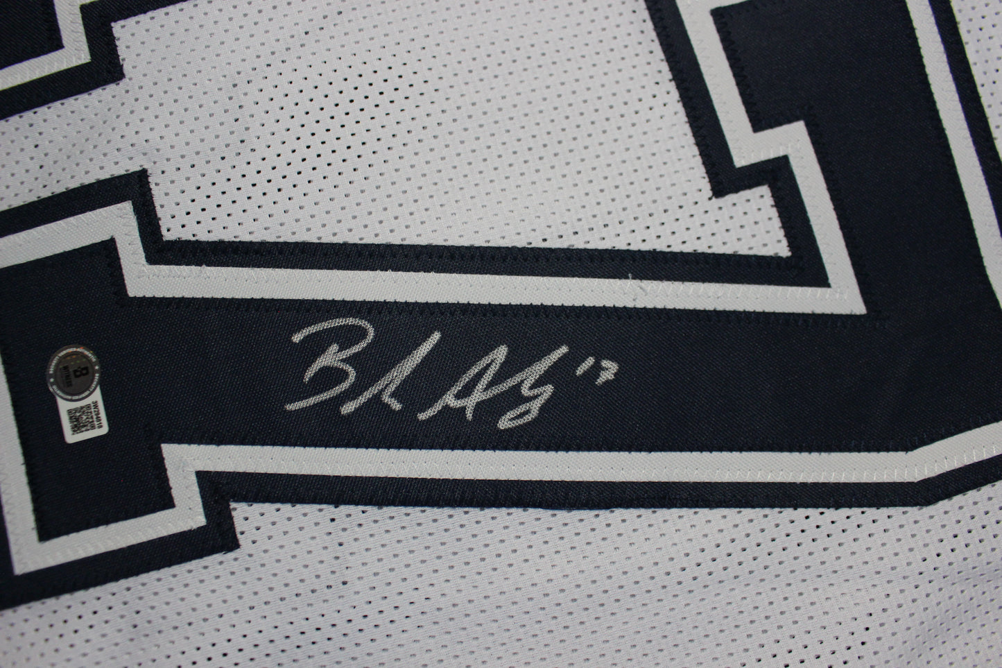 BRANDON AUBREY SIGNED FOOTBALL ALT JERSEY Dallas Cowboys XL BAS COA