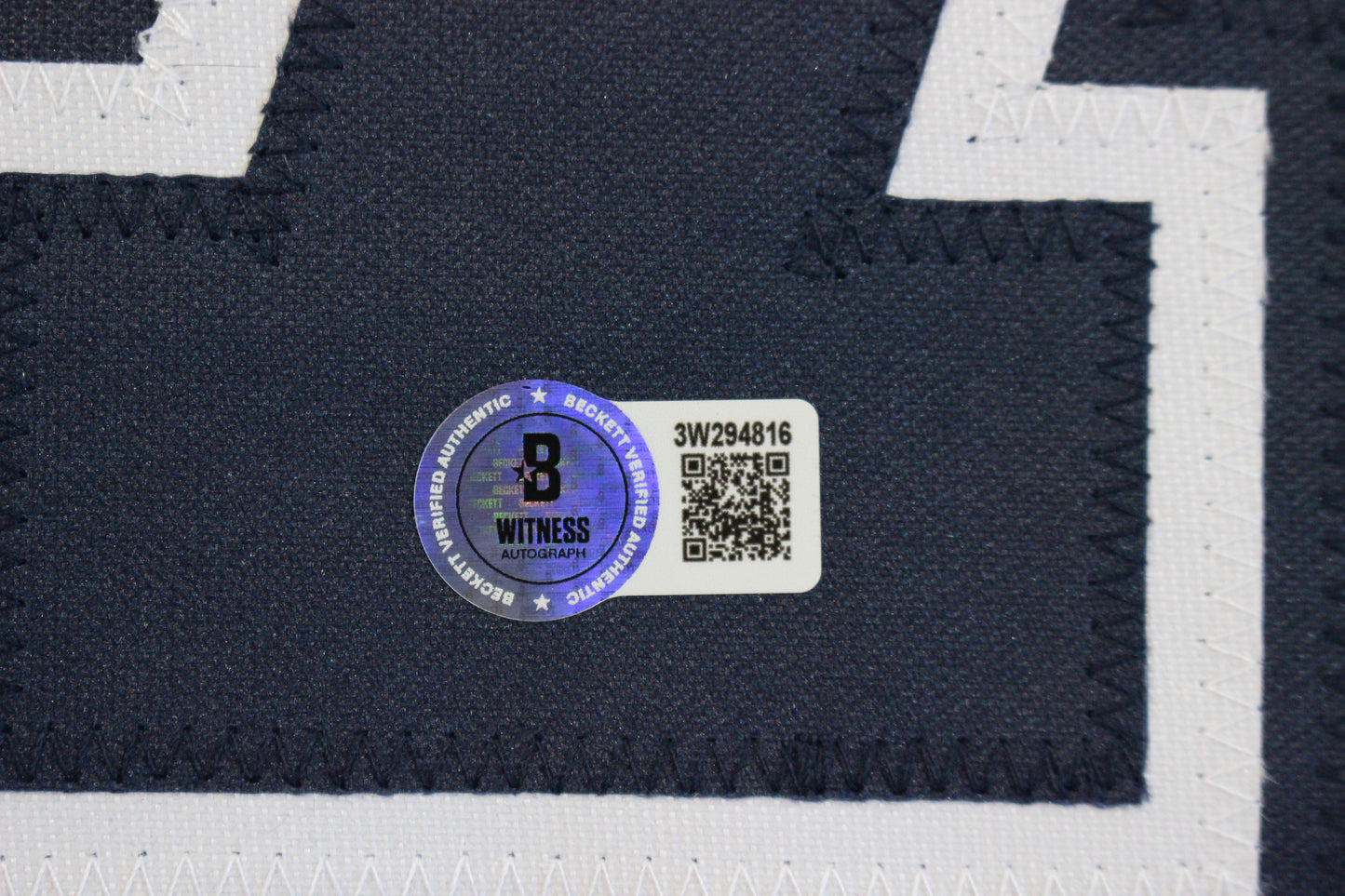 BRANDON AUBREY SIGNED FOOTBALL ALT JERSEY Dallas Cowboys XL BAS COA