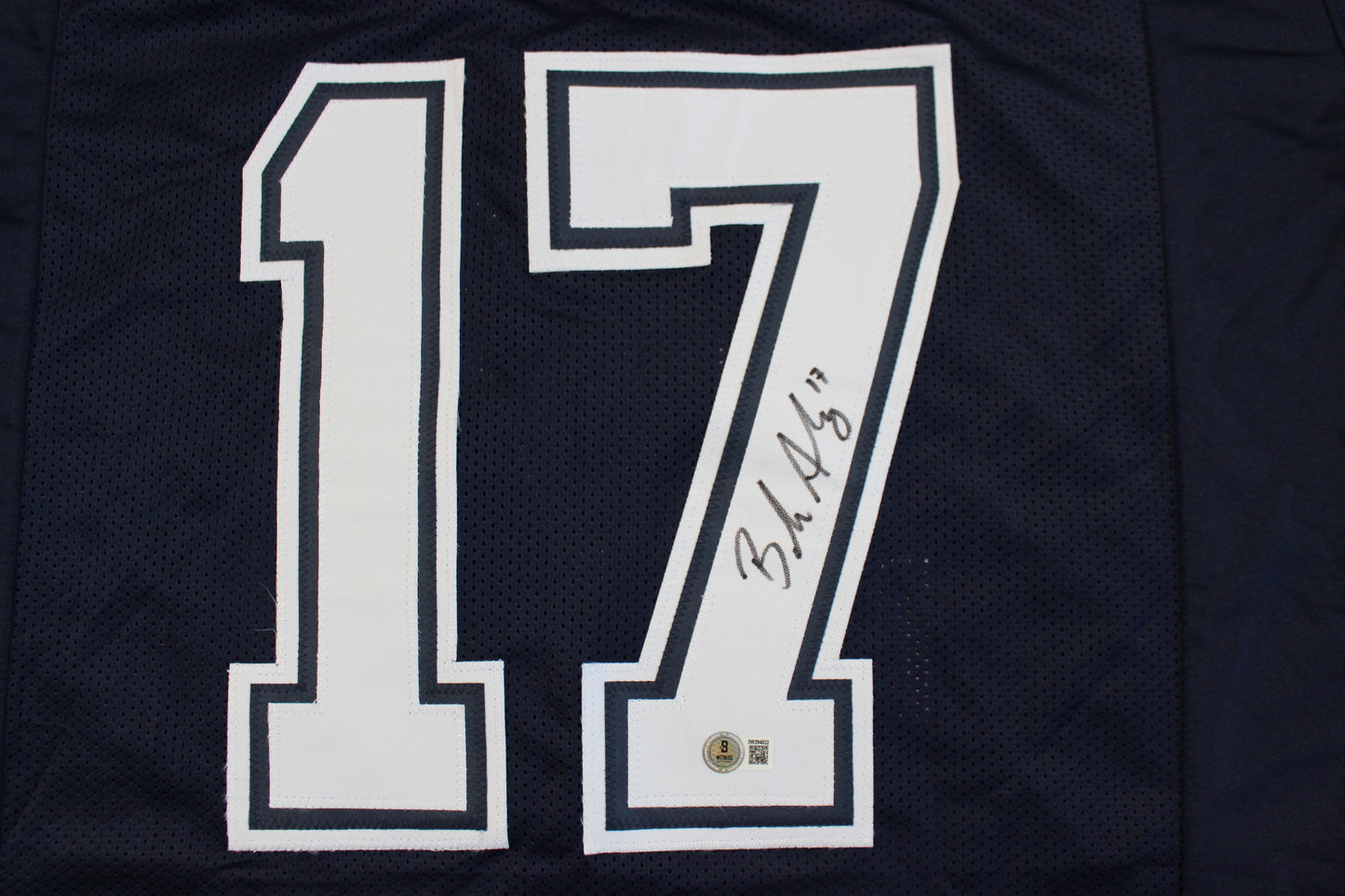 BRANDON AUBREY SIGNED ROAD FOOTBALL JERSEY Dallas Cowboys XL BAS COA
