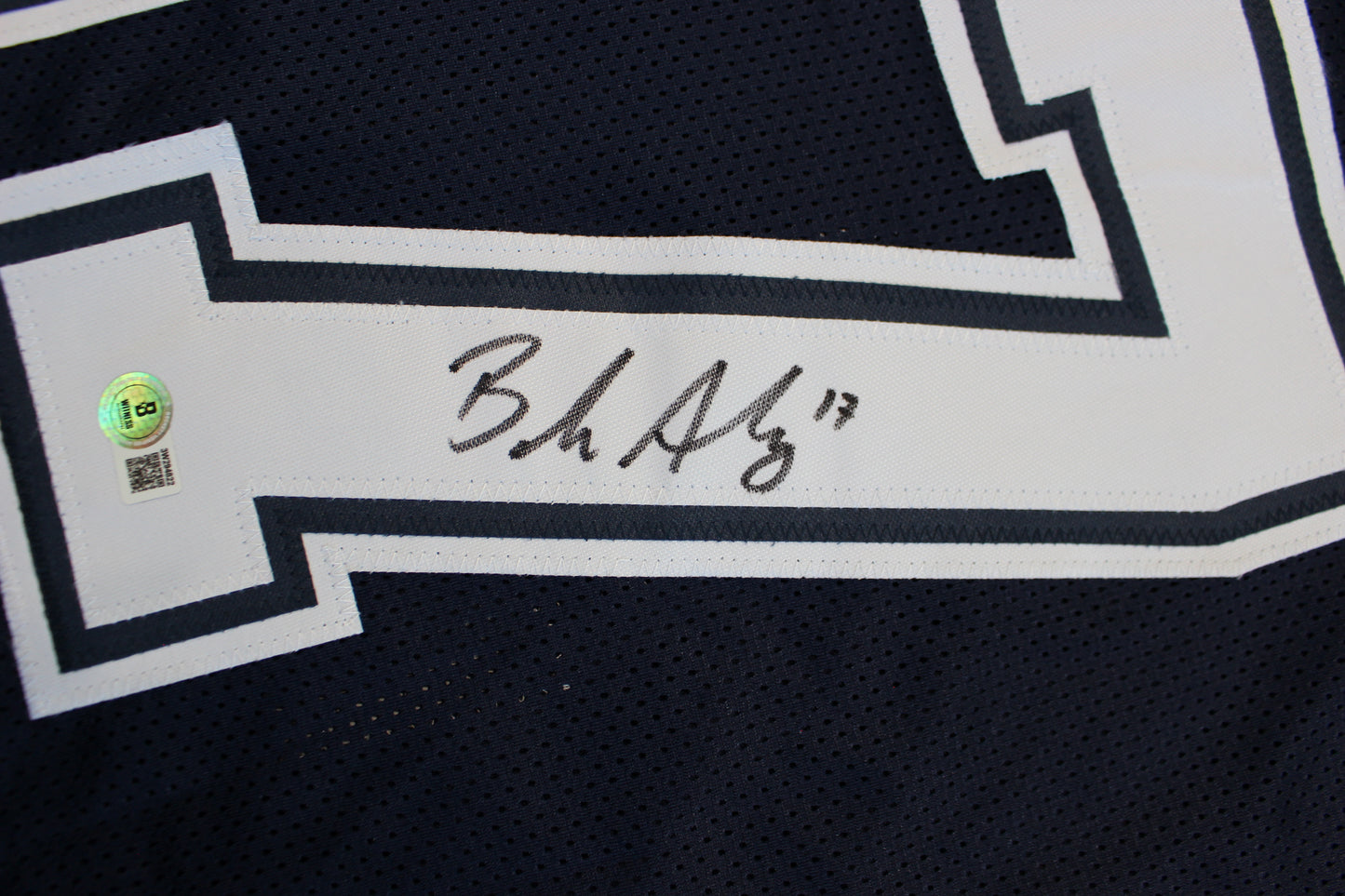 BRANDON AUBREY SIGNED ROAD FOOTBALL JERSEY Dallas Cowboys XL BAS COA