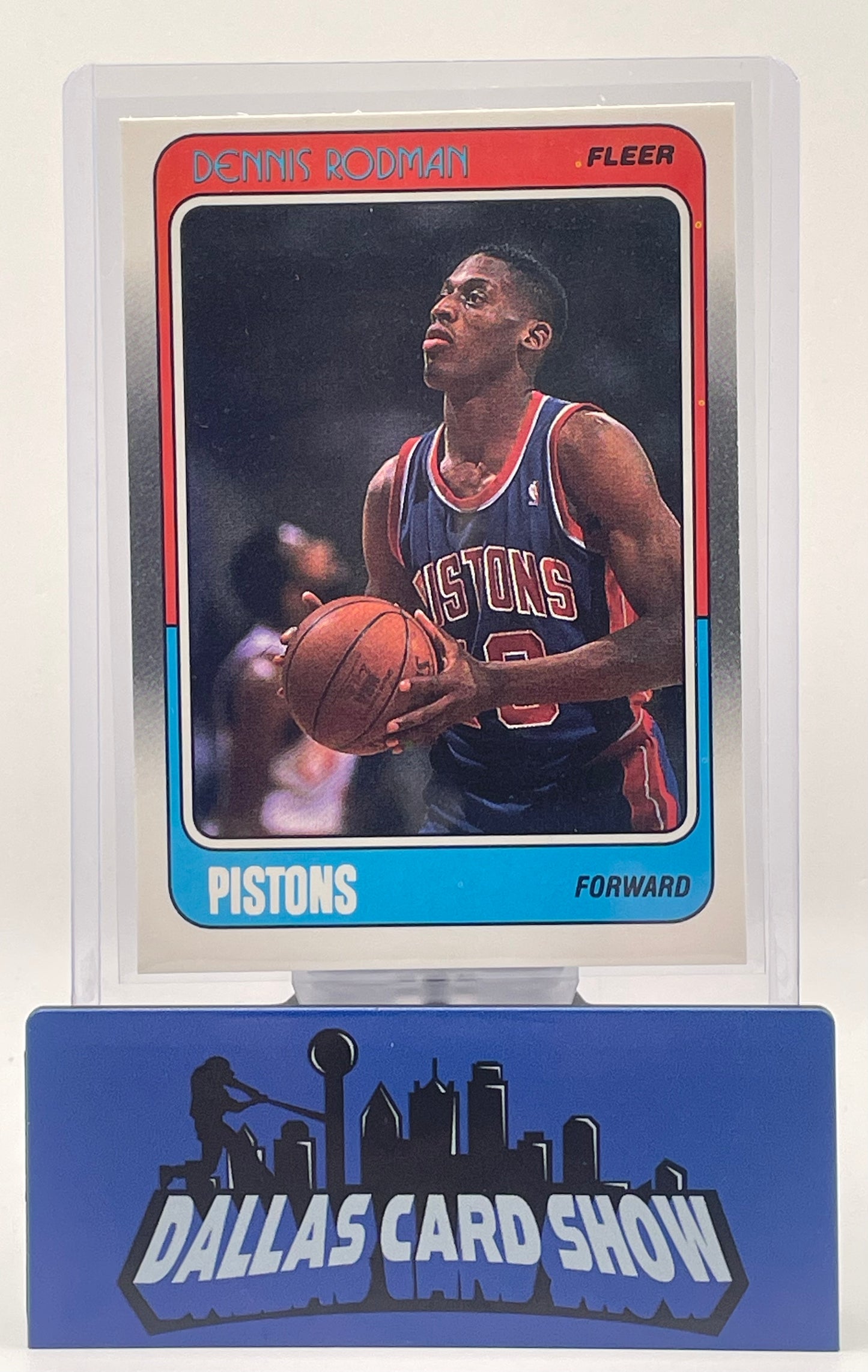 1988 Fleer Dennis Rodman Rookie #43
