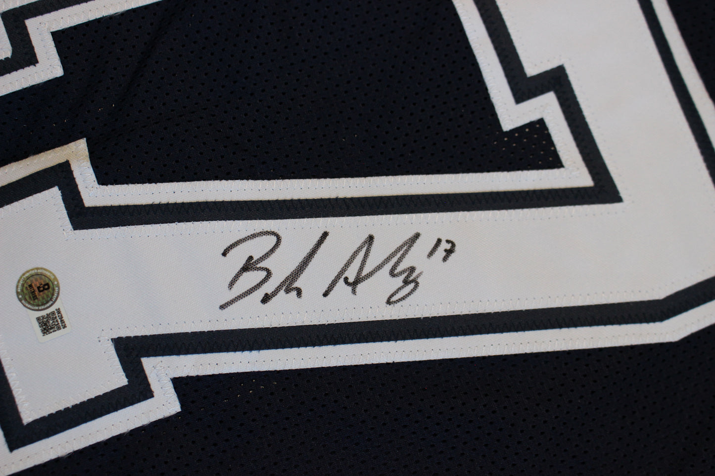 BRANDON AUBREY SIGNED ROAD FOOTBALL JERSEY Dallas Cowboys XL BAS COA