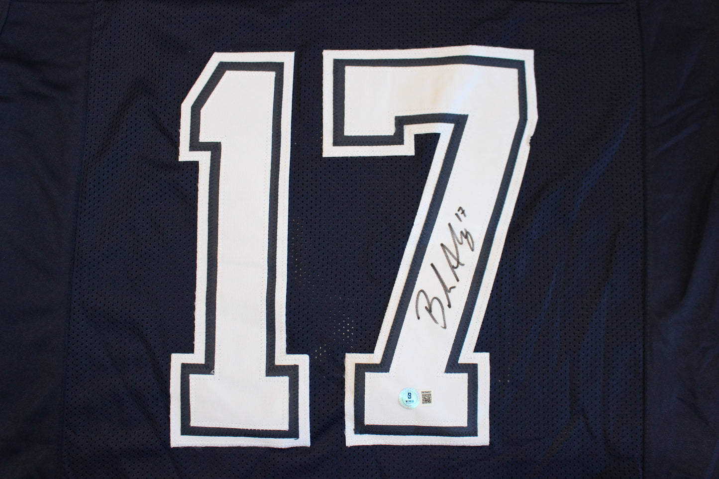 BRANDON AUBREY SIGNED ROAD FOOTBALL JERSEY Dallas Cowboys XL BAS COA
