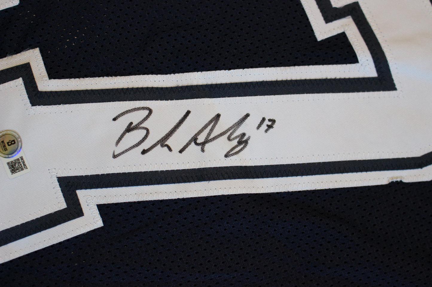 BRANDON AUBREY SIGNED ROAD FOOTBALL JERSEY Dallas Cowboys XL BAS COA