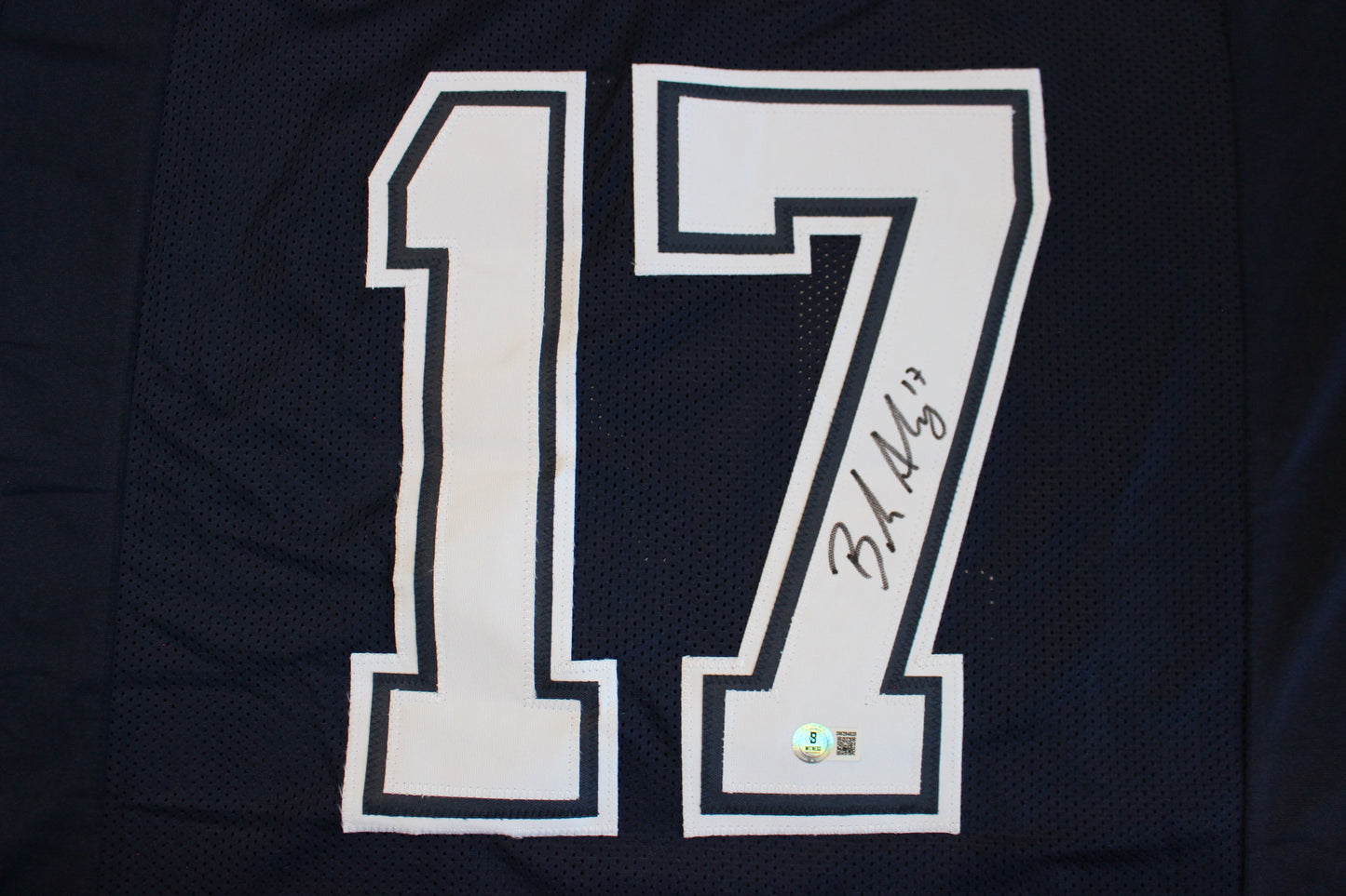 BRANDON AUBREY SIGNED ROAD FOOTBALL JERSEY Dallas Cowboys XL BAS COA