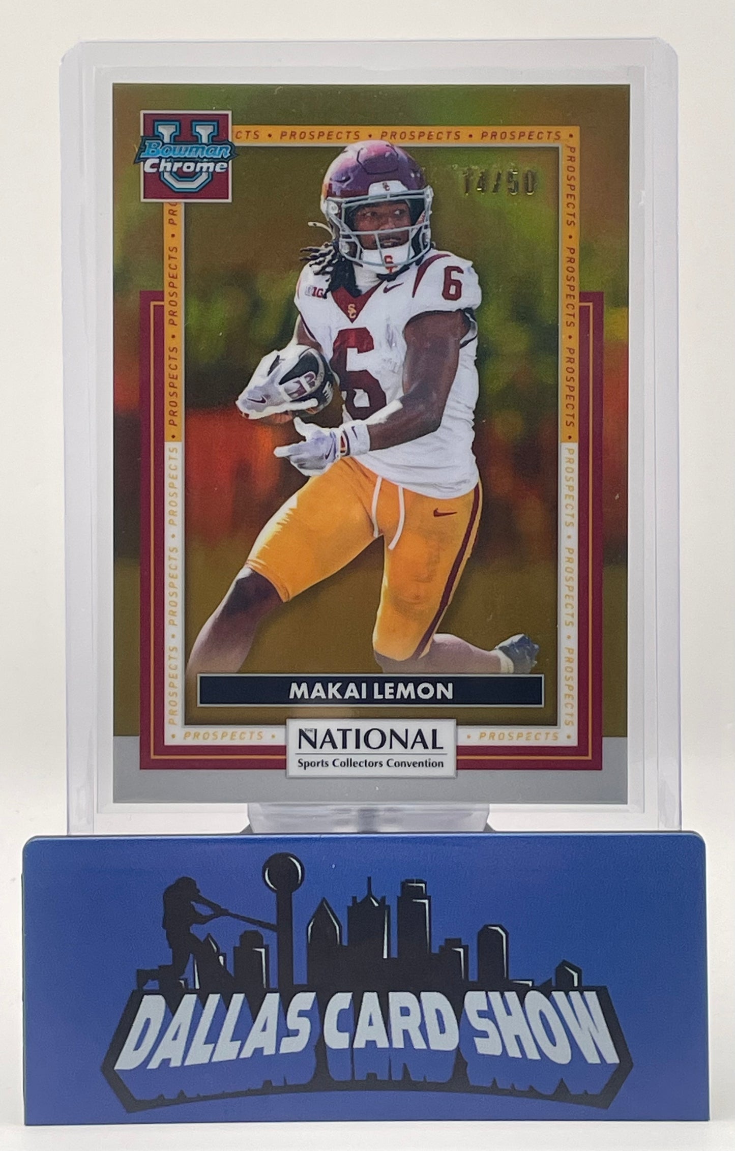 2026 National Bowman Chrome U Makai Lemon /50 #BUFB-05